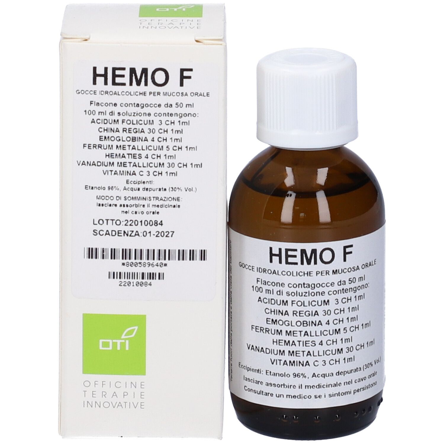 Hemo F Composto Gocce 50 ml Soluzione Idroalcolica