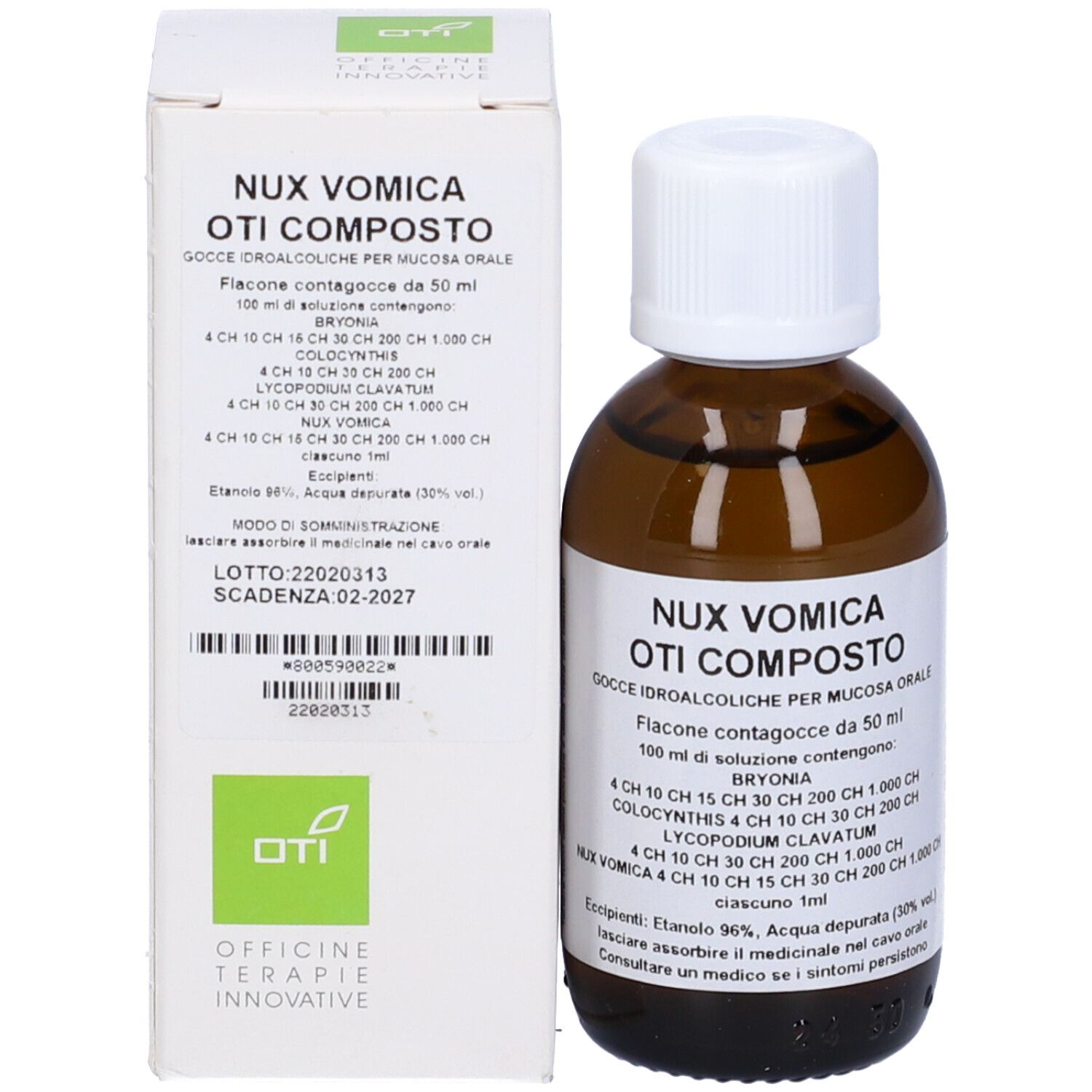 Nux Vomica Oti Comp Gocce 50 ml Soluzione Idroalcolica