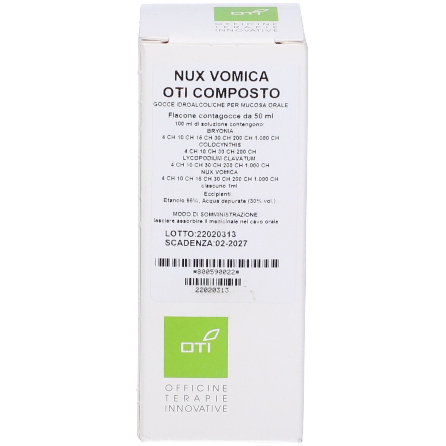 Nux Vomica Oti Comp Gocce 50 ml Soluzione Idroalcolica