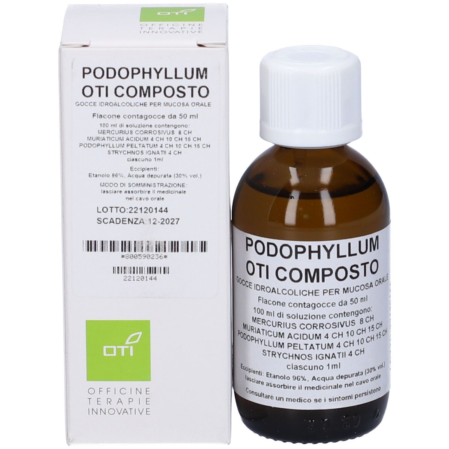 Podophyllum Oti Comp Gocce 50 Ml Soluzione Idroalcolica