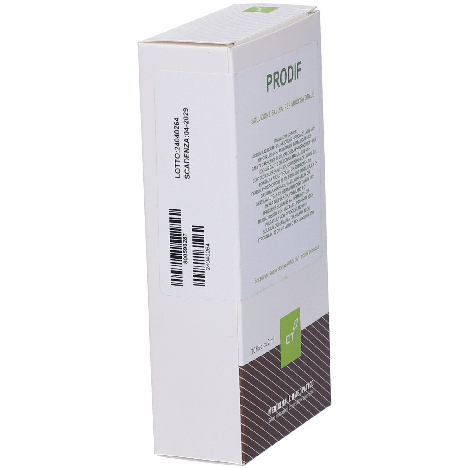 Prodif Composto 20 Fiale Fisiologiche 2ml