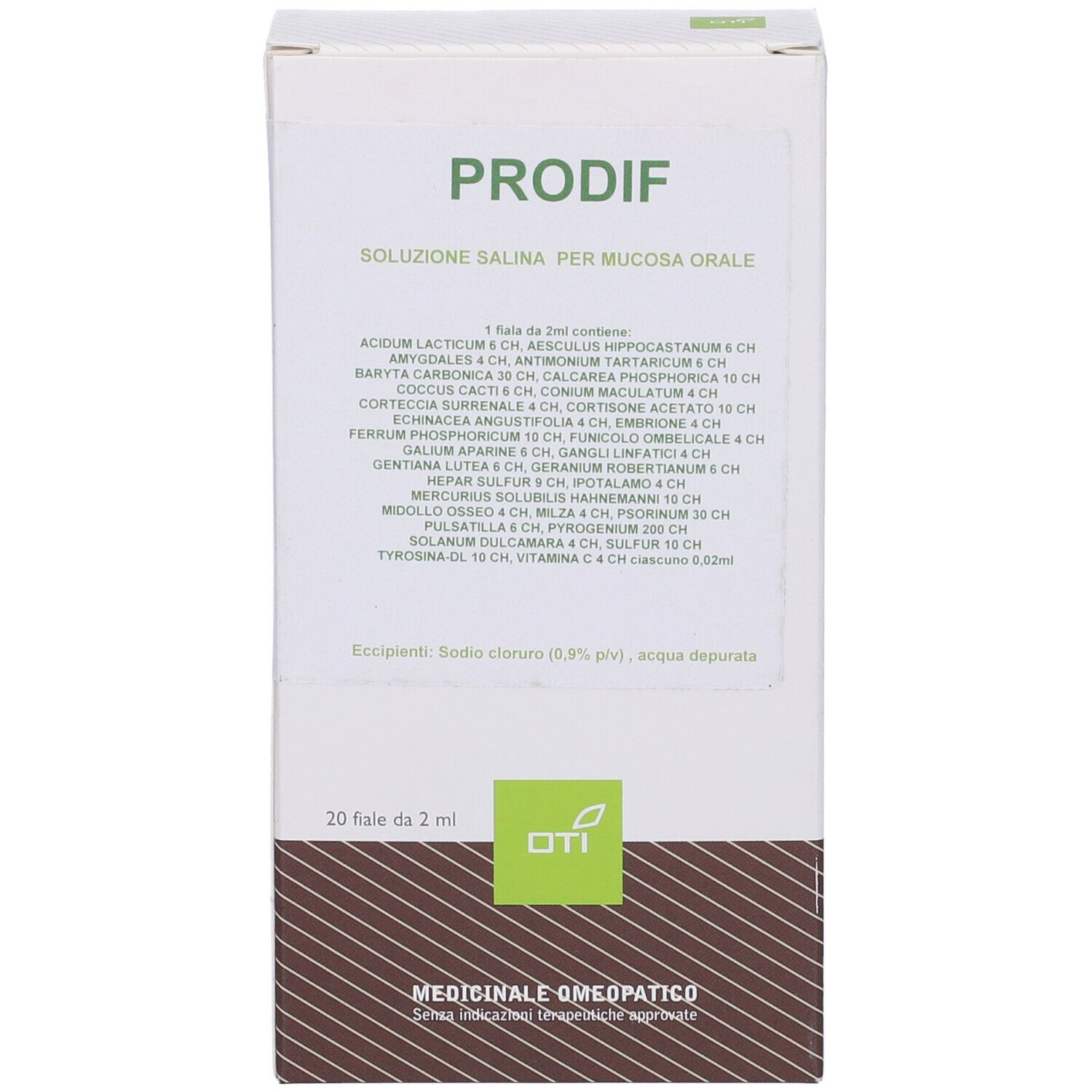 Prodif Composto 20 Fiale Fisiologiche 2ml