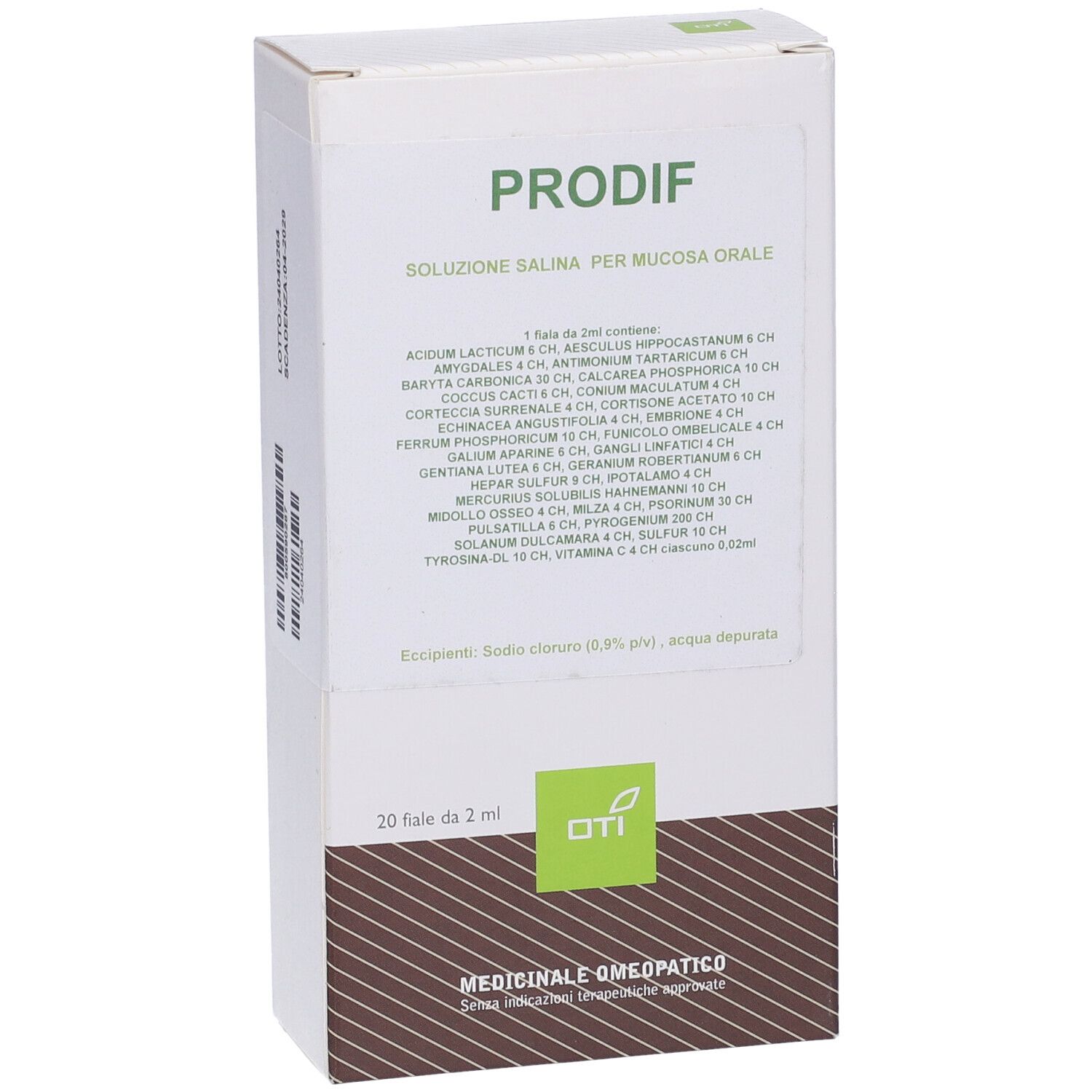 Prodif Composto 20 Fiale Fisiologiche 2ml