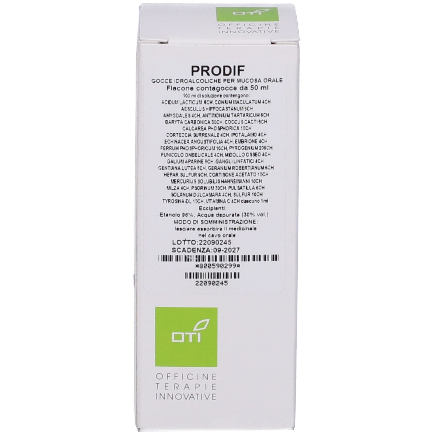Prodif Composto Gocce 50 Ml Soluzione Idroalcolica