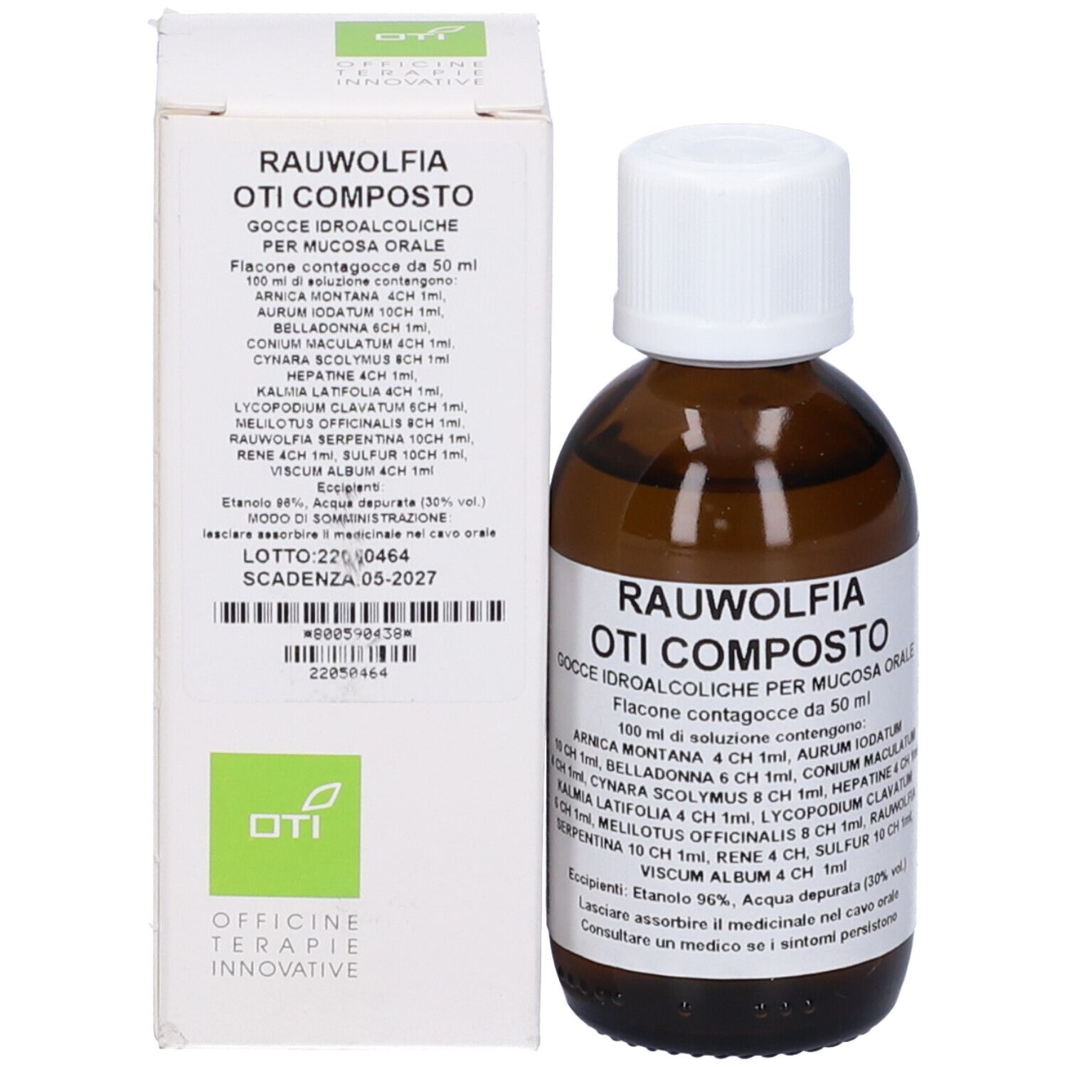 Rauwolfia Oti Comp Gocce 50 ml Soluzione Idroalcolica