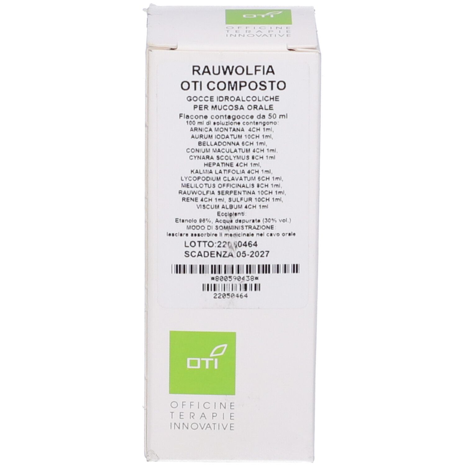 Rauwolfia Oti Comp Gocce 50 ml Soluzione Idroalcolica