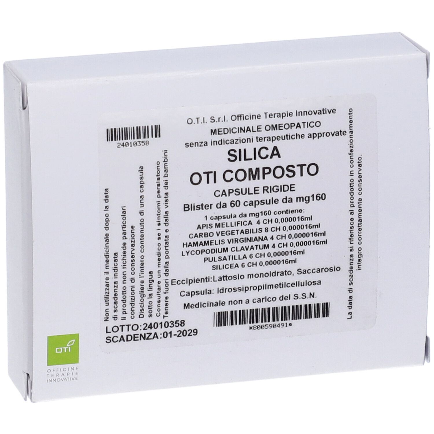 Silica Oti Composto 60 Capsule