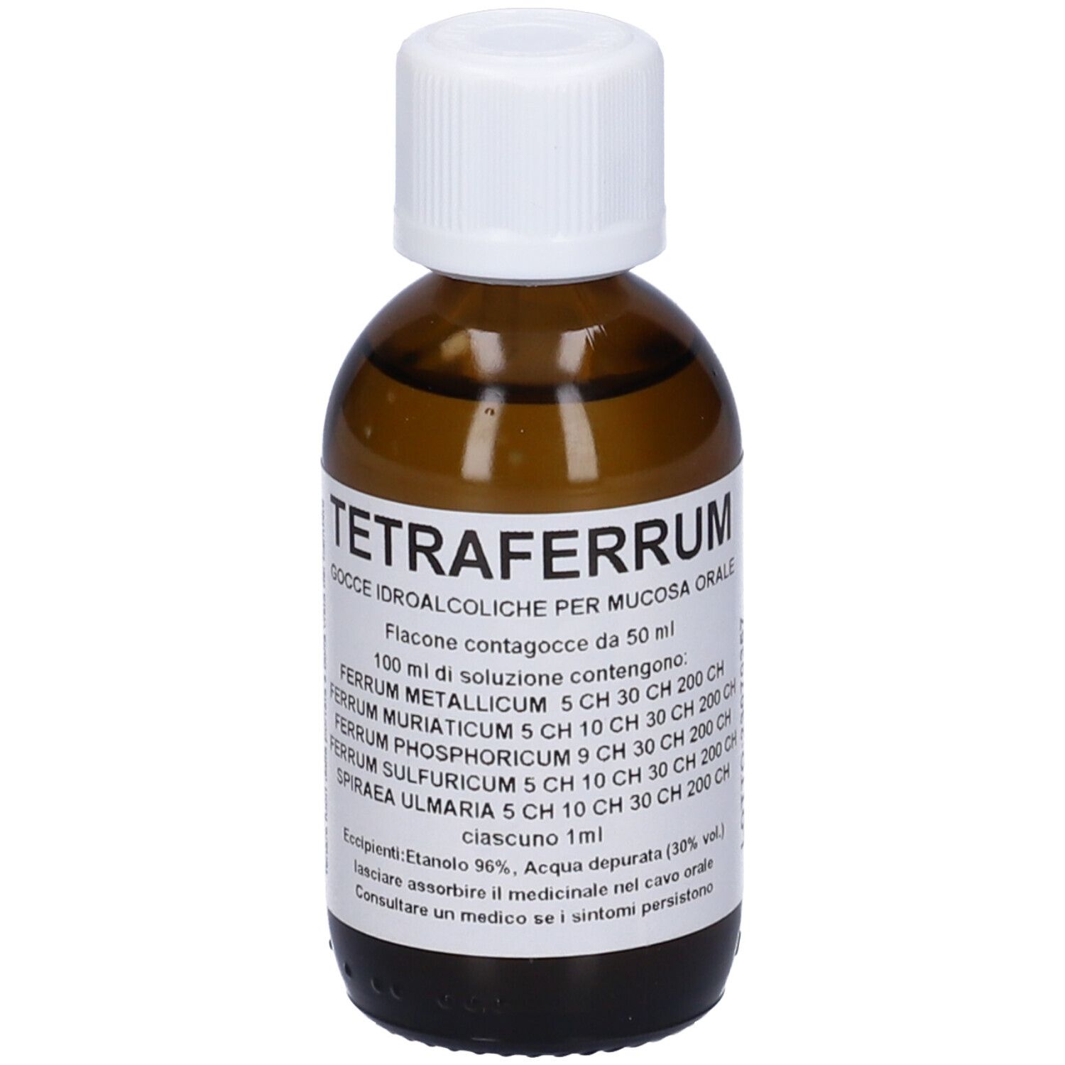 Tetraferrum Composto Gocce 50 ml Soluzione Idroalcolica