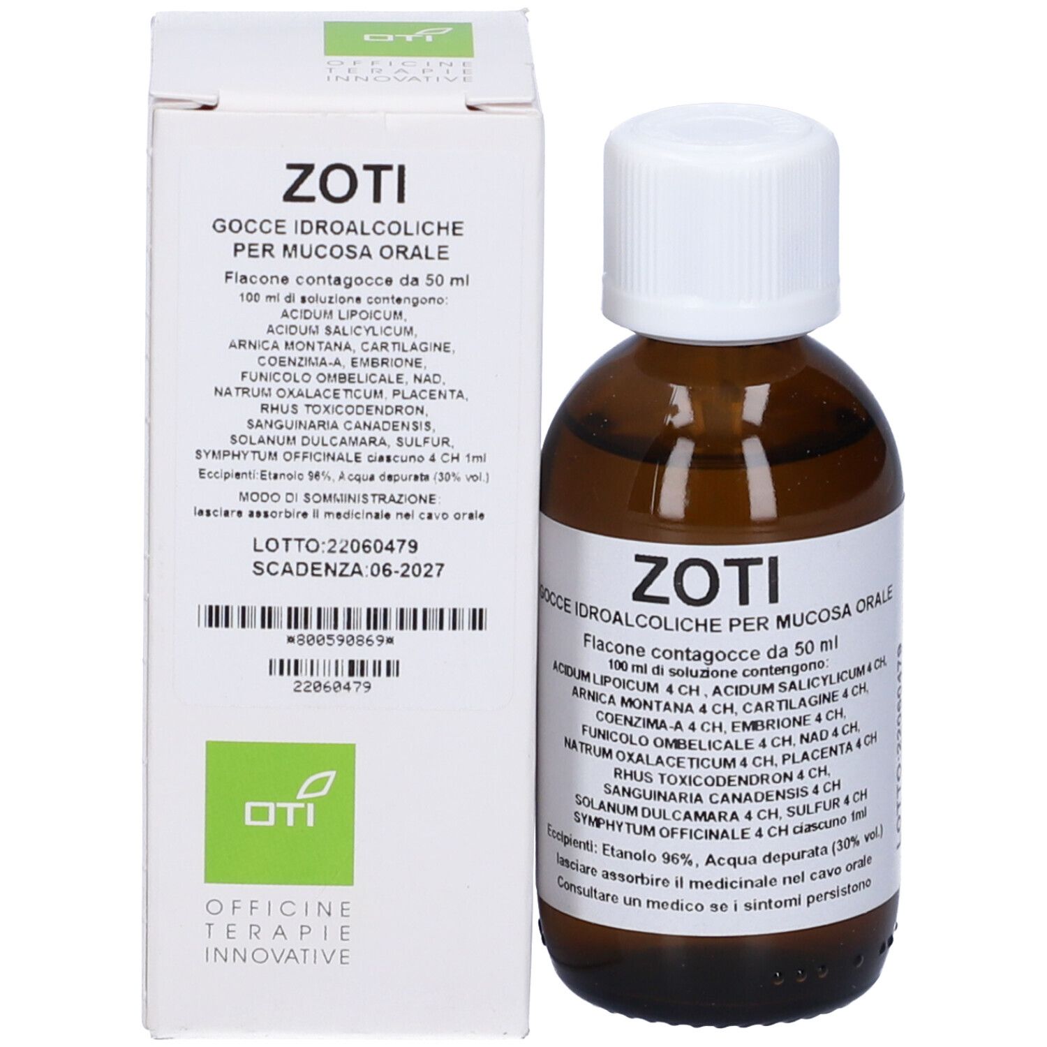 Zoti Comp Gocce 50 ml Soluzione Idroalcolica