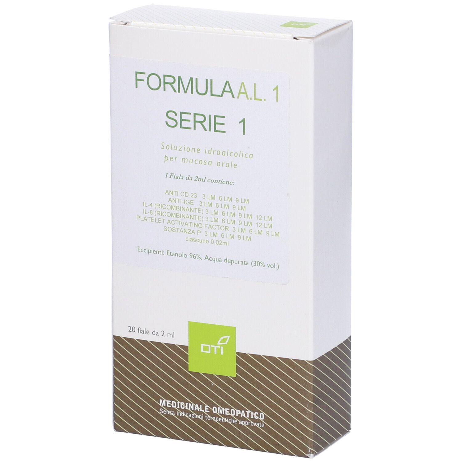 Formula Al 1 Serie 1 Composto 20 Fiale Idroalcoliche 2ml