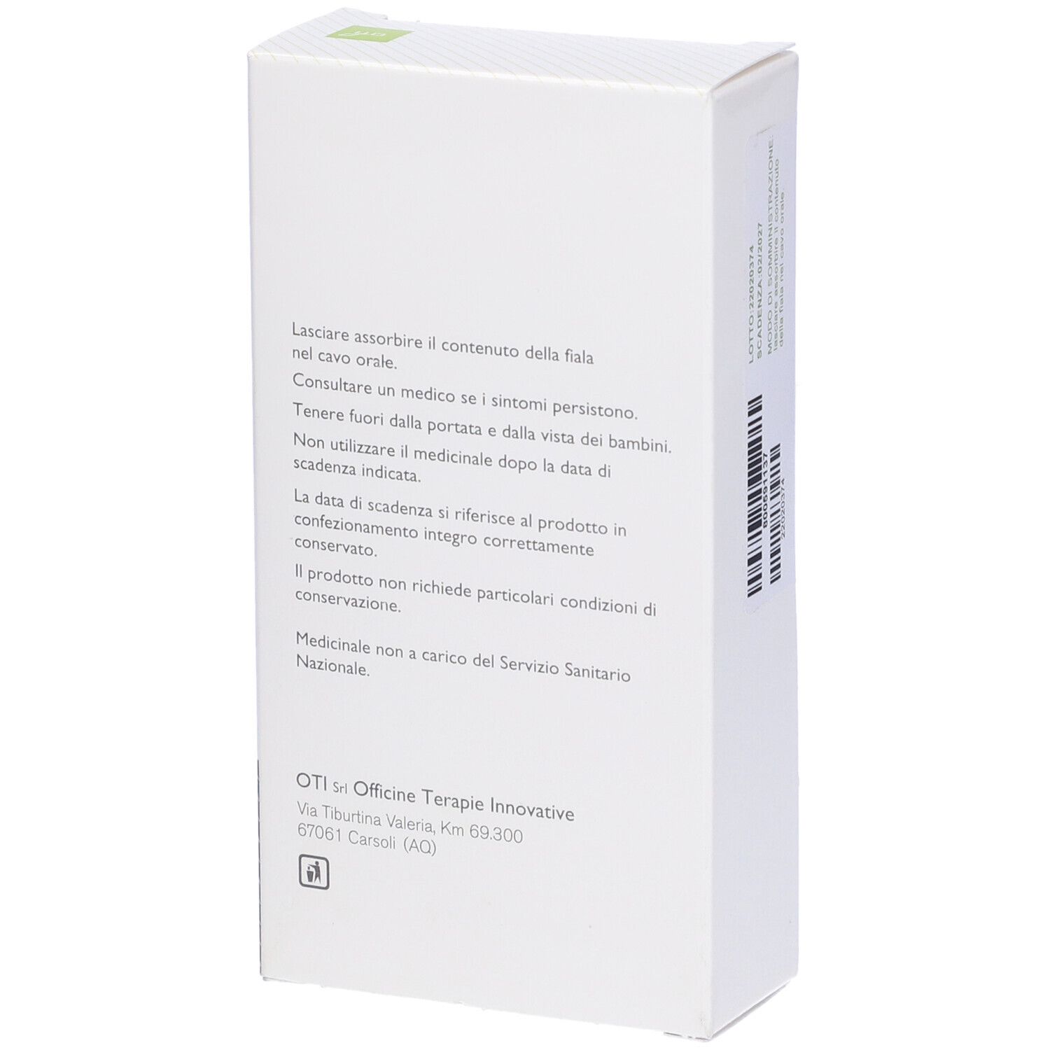 Formula Al 1 Serie 2 Composto 20 Fiale Idroalcoliche 2ml