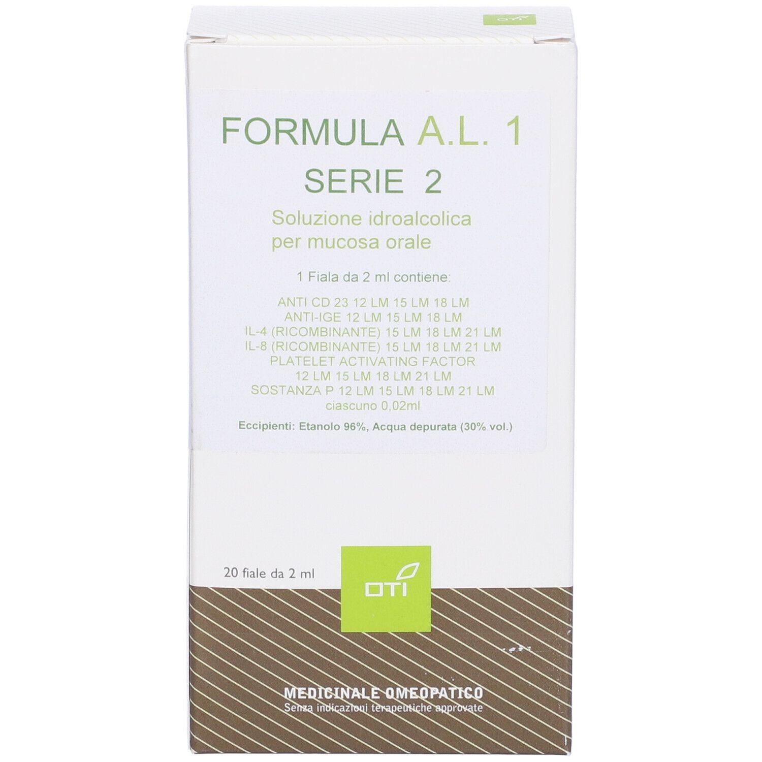 Formula Al 1 Serie 2 Composto 20 Fiale Idroalcoliche 2ml