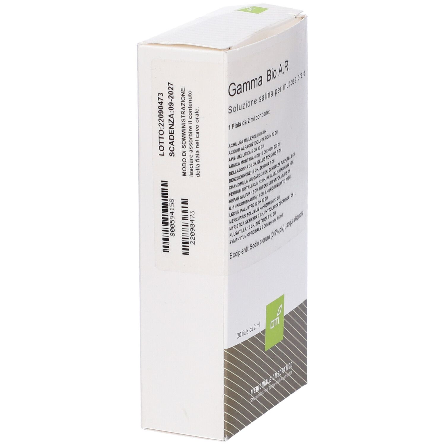 Gamma Bio Ar Composto 20 Fiale Fisiologiche 2ml