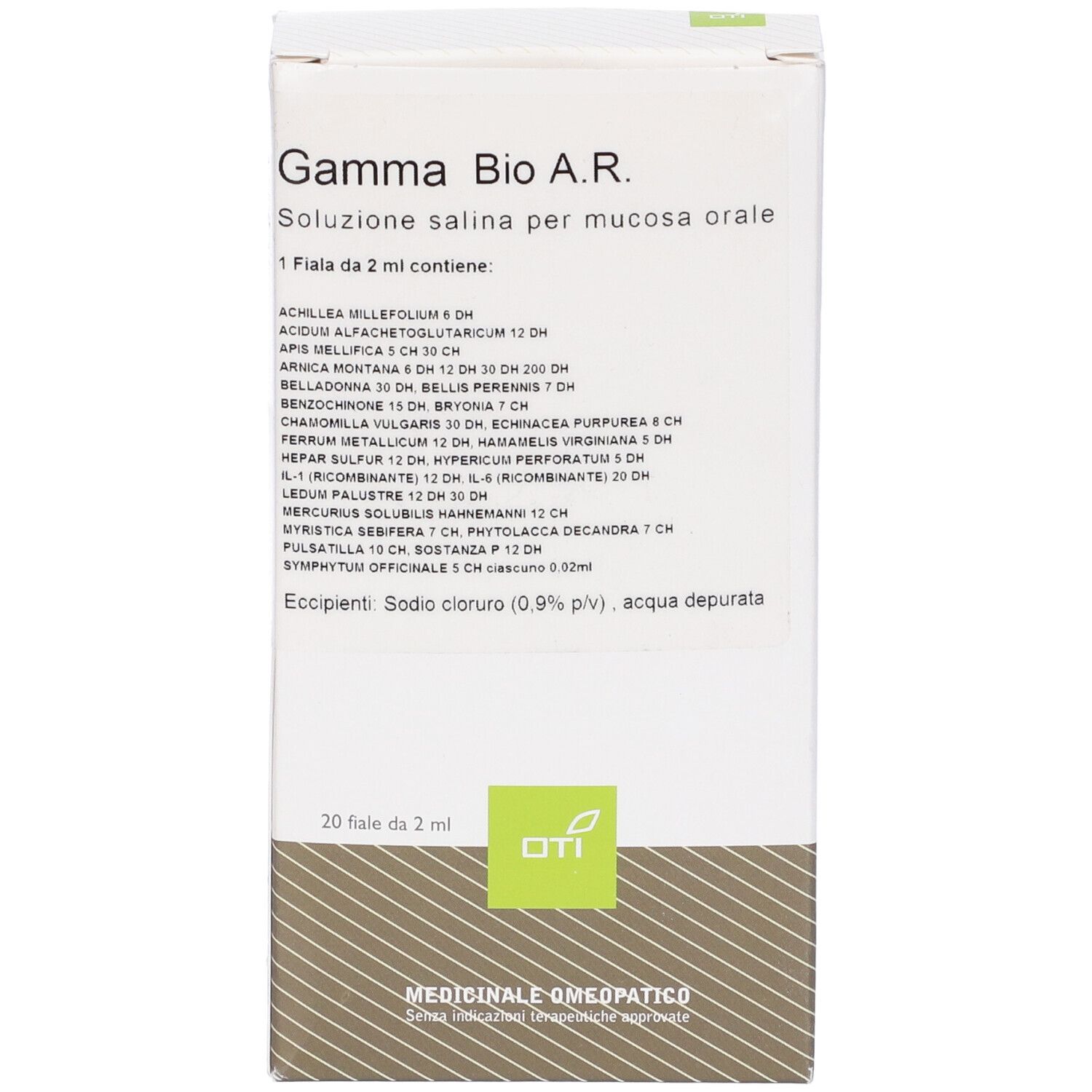 Gamma Bio Ar Composto 20 Fiale Fisiologiche 2ml