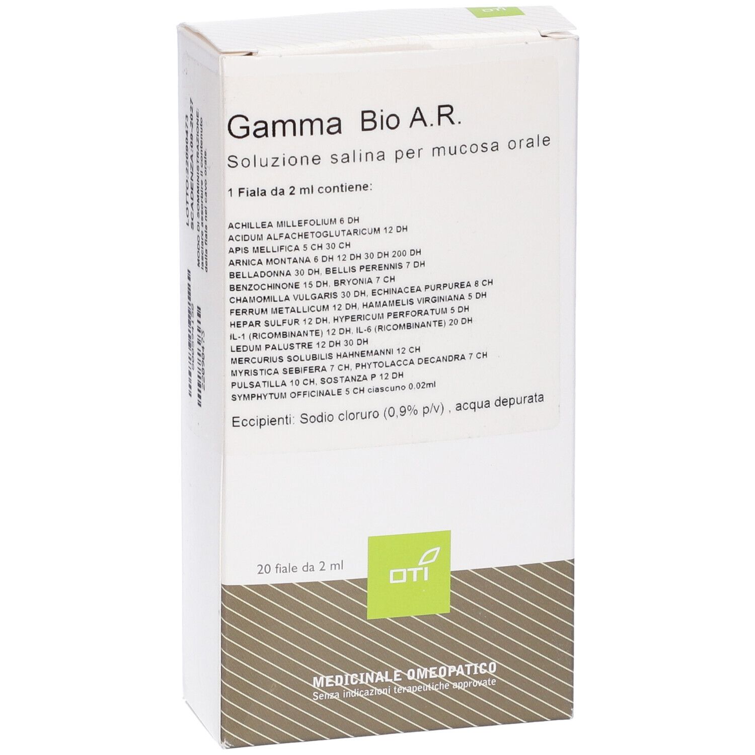 Gamma Bio Ar Composto 20 Fiale Fisiologiche 2ml