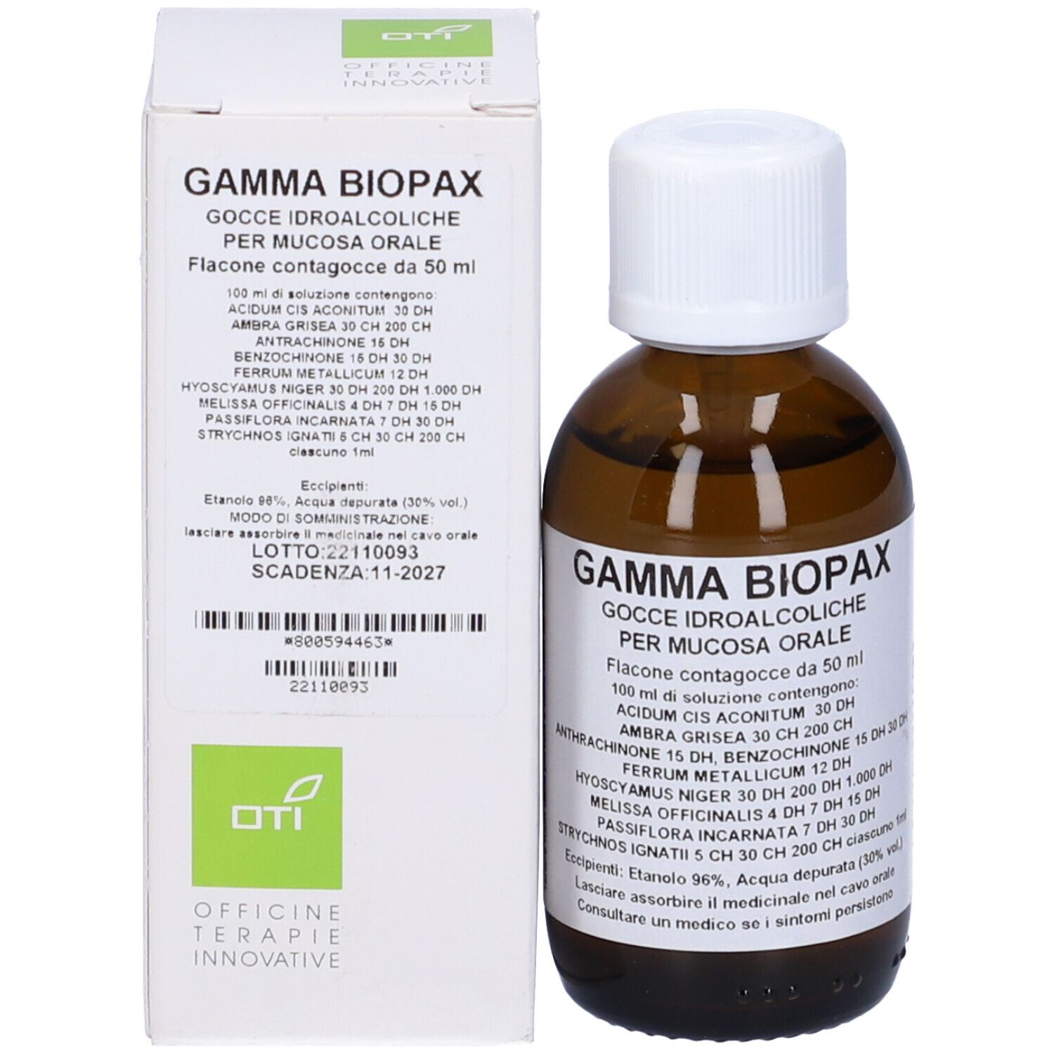 Gamma Biopax Composto Gocce 50 ml Soluzione Idroalcolica