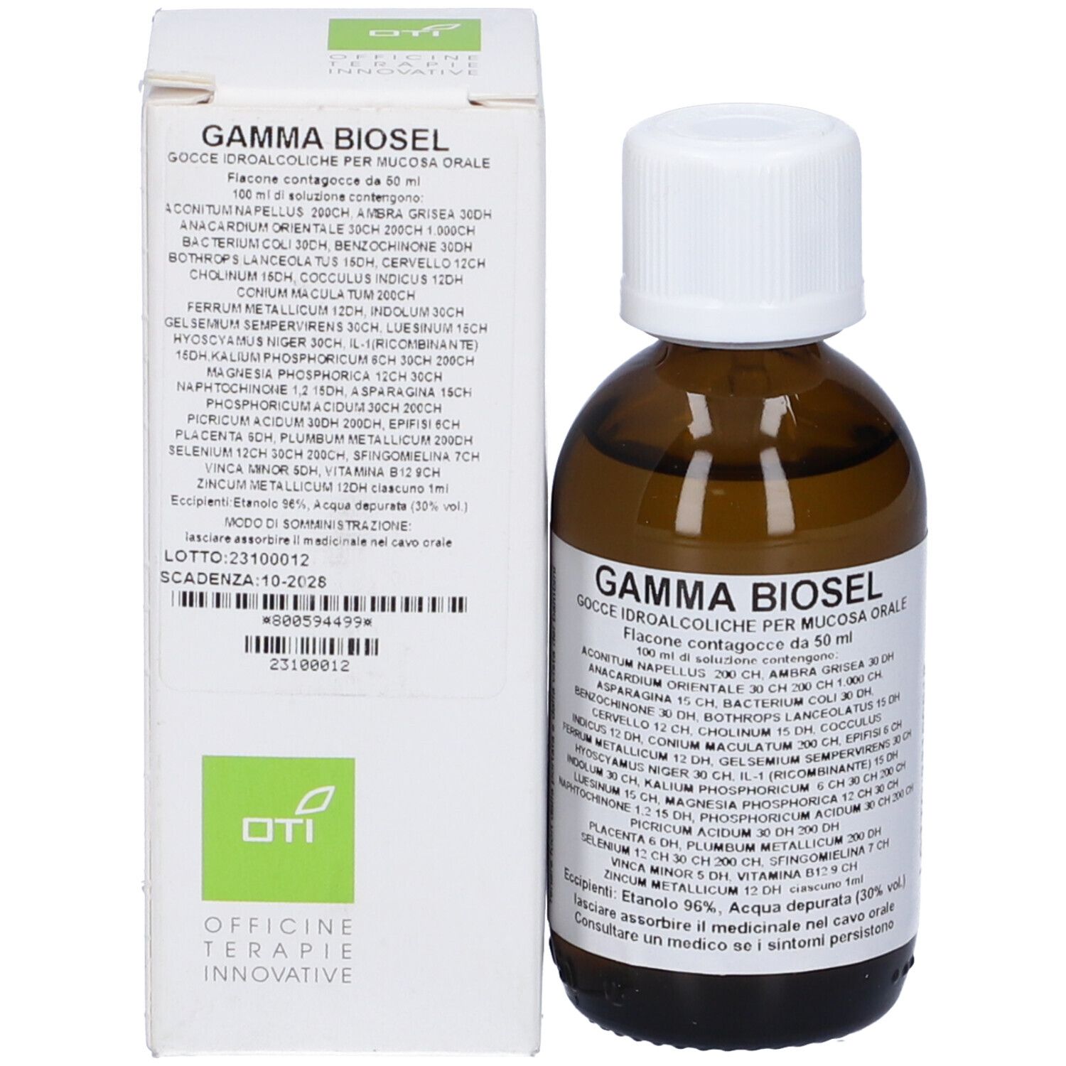 Gamma Biosel Composto Gocce 50 Ml Soluzione Idroalcolica