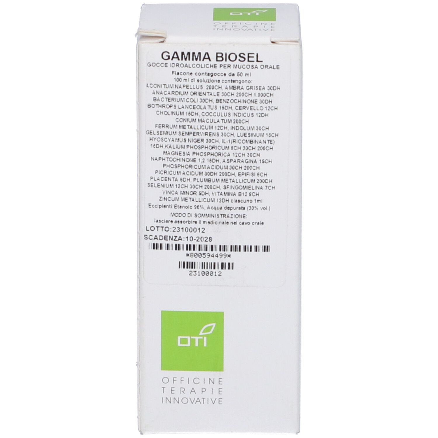 Gamma Biosel Composto Gocce 50 Ml Soluzione Idroalcolica