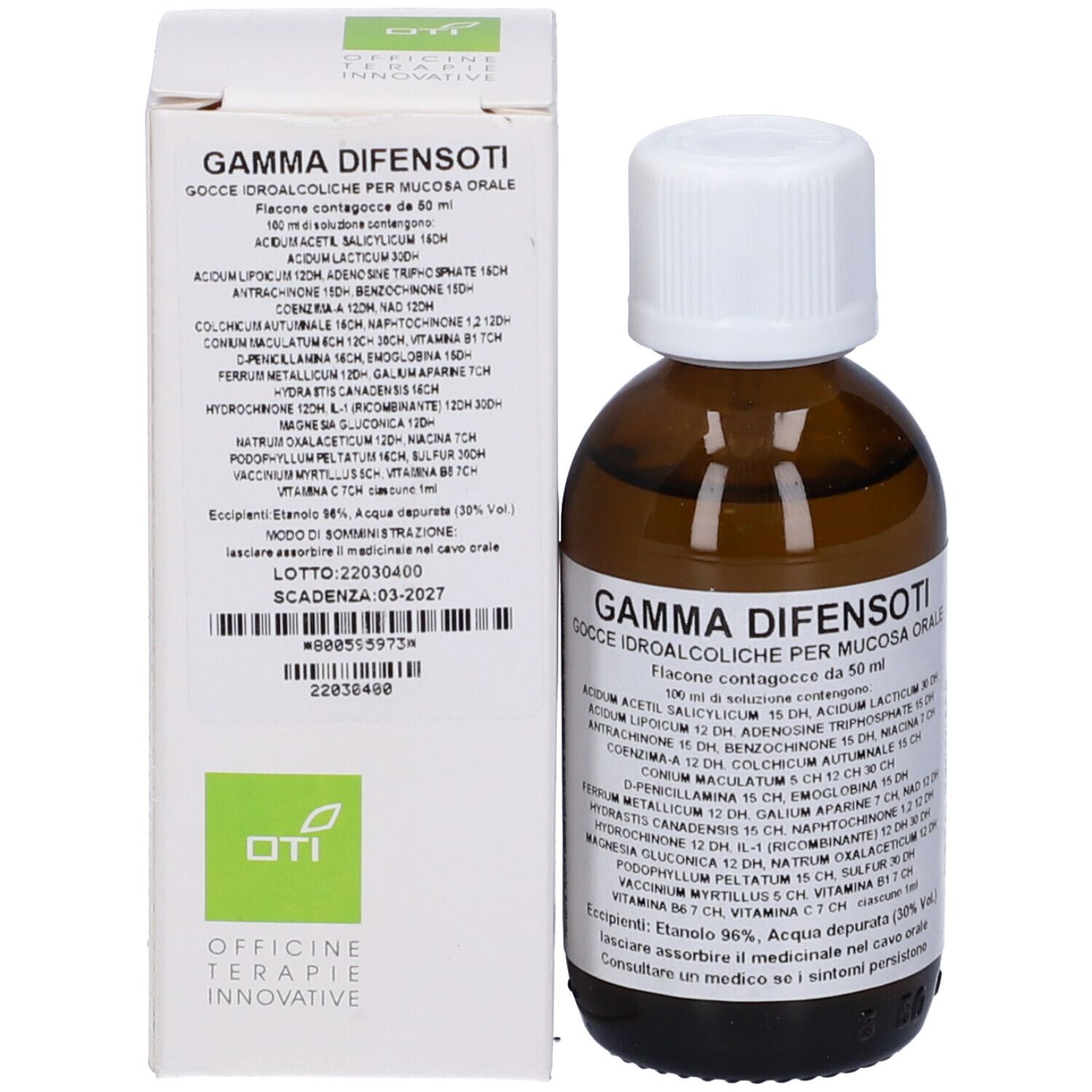 Gamma Difensoti Composto Gocce 50 ml Soluzione Idroalcolica