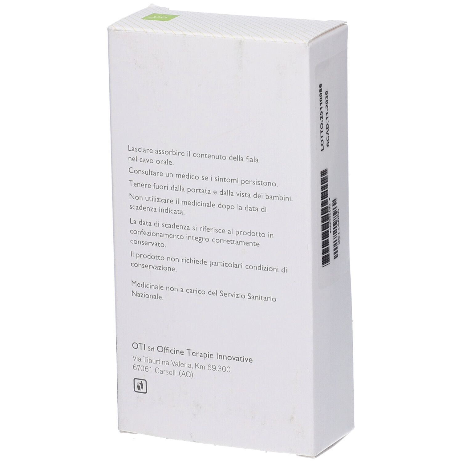 Confezione da 20 fiale da 2 ml, medicinale omeopatico "Gamma Ginecoti".