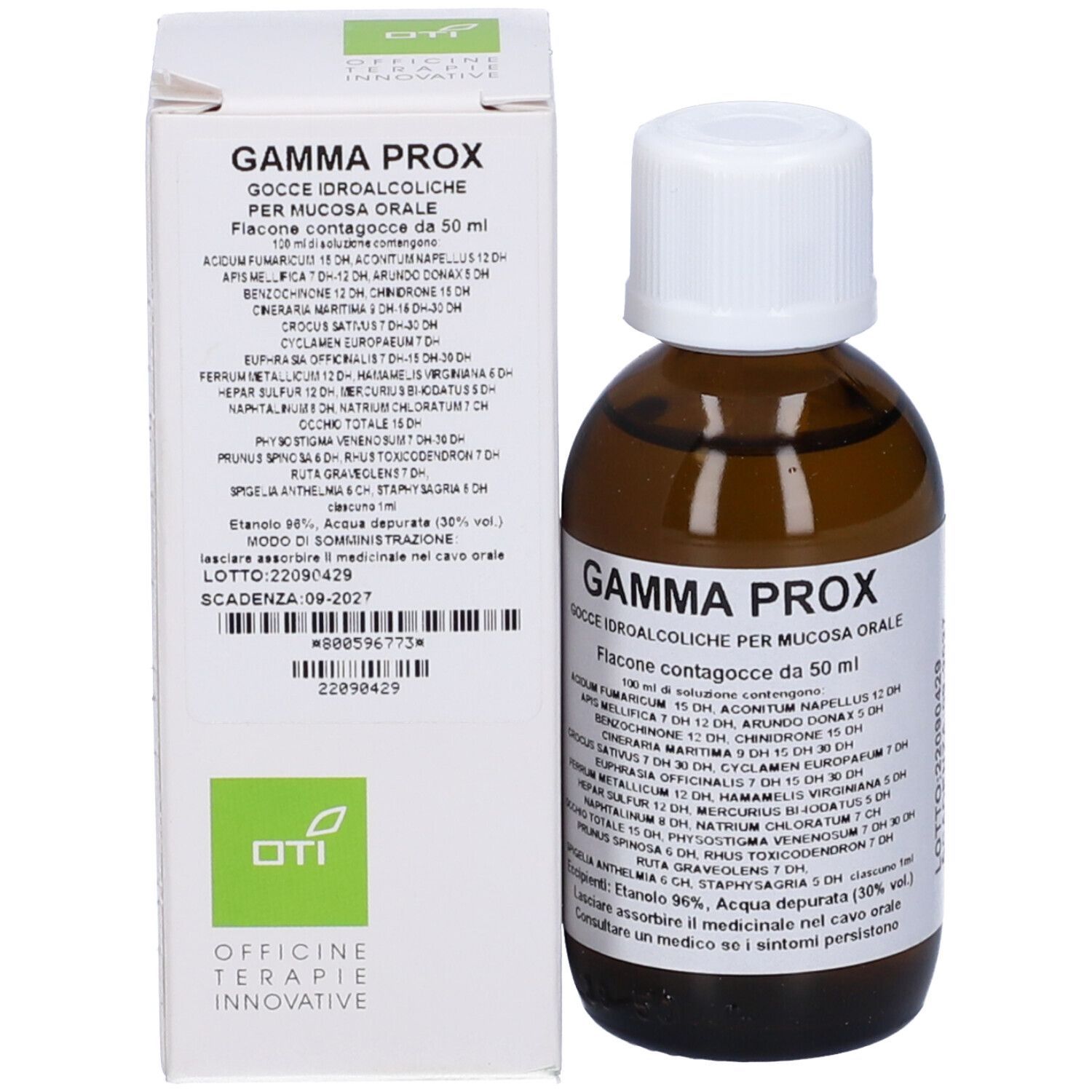 Gamma Prox Composto Gocce 50 ml Soluzione Idroalcolica