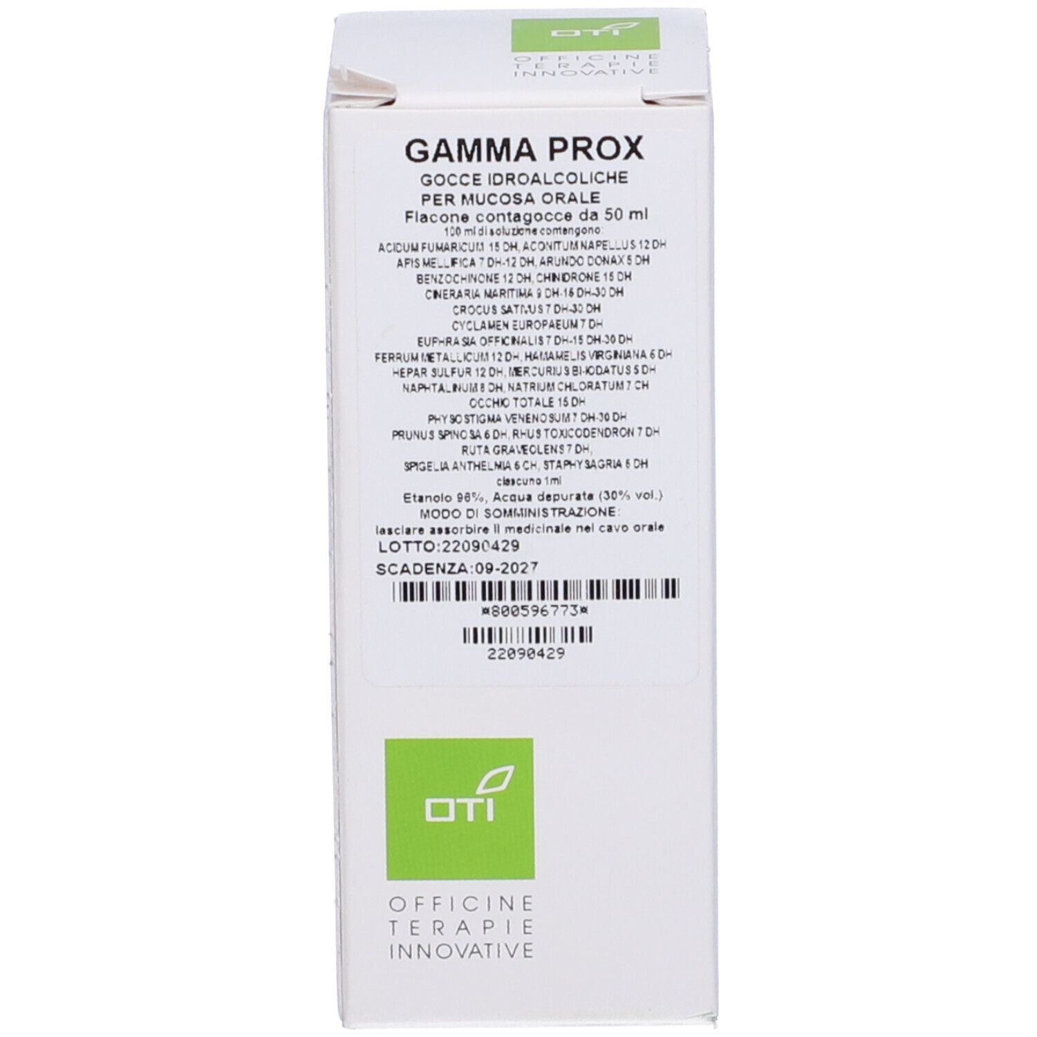 Gamma Prox Composto Gocce 50 ml Soluzione Idroalcolica