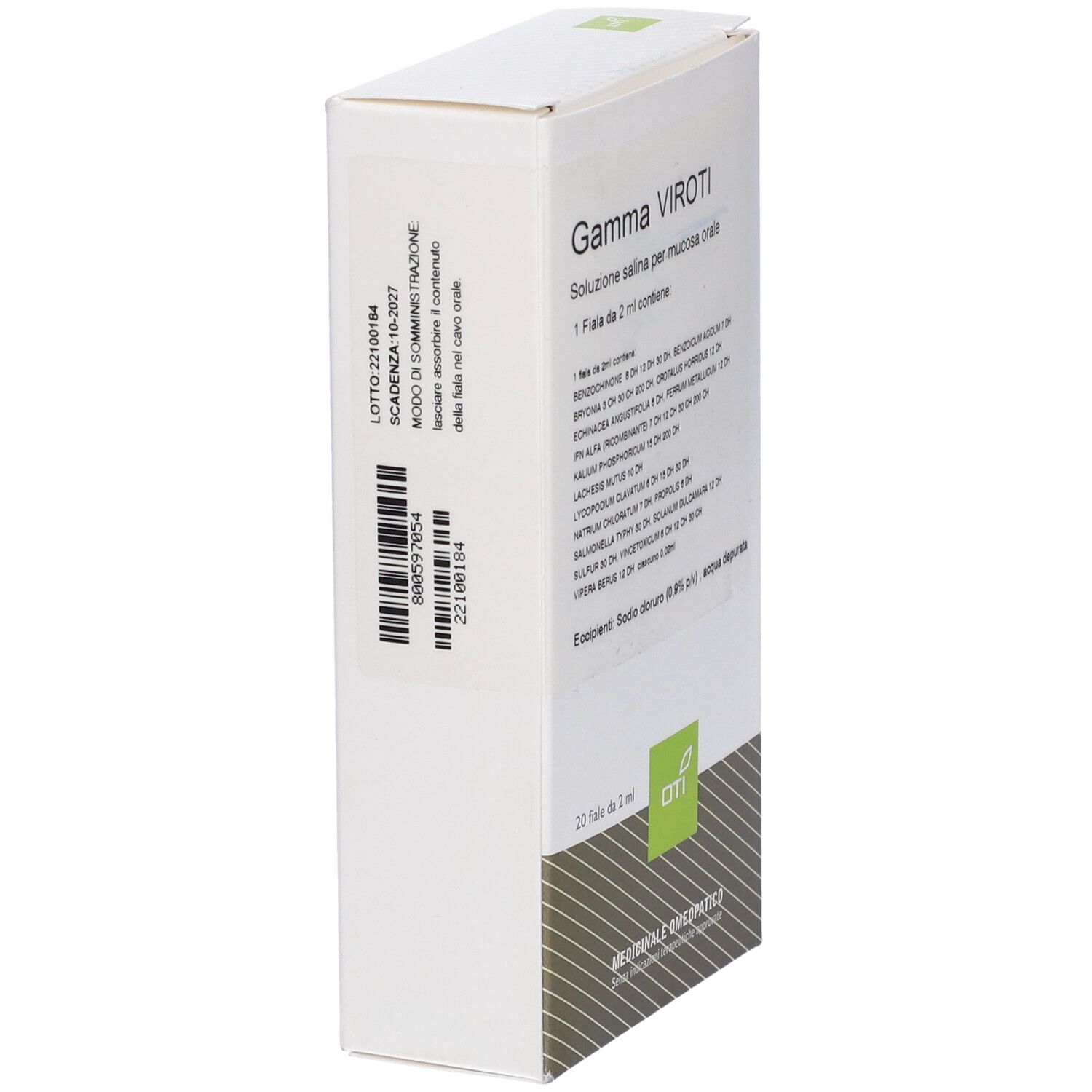 Gamma Viroti Composto 20 Fiale Fisiologiche 2ml