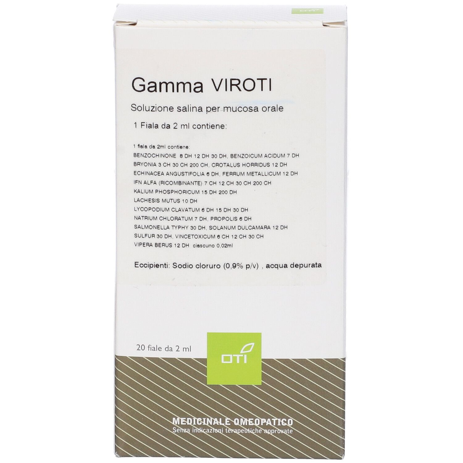 Gamma Viroti Composto 20 Fiale Fisiologiche 2ml