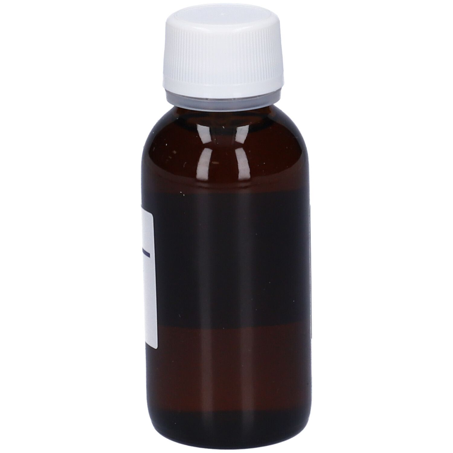 Flacone di vetro marrone con tappo bianco ed etichetta. Scritta: HERING, Ampelopsis Weitchii, Macerato Glicerico.