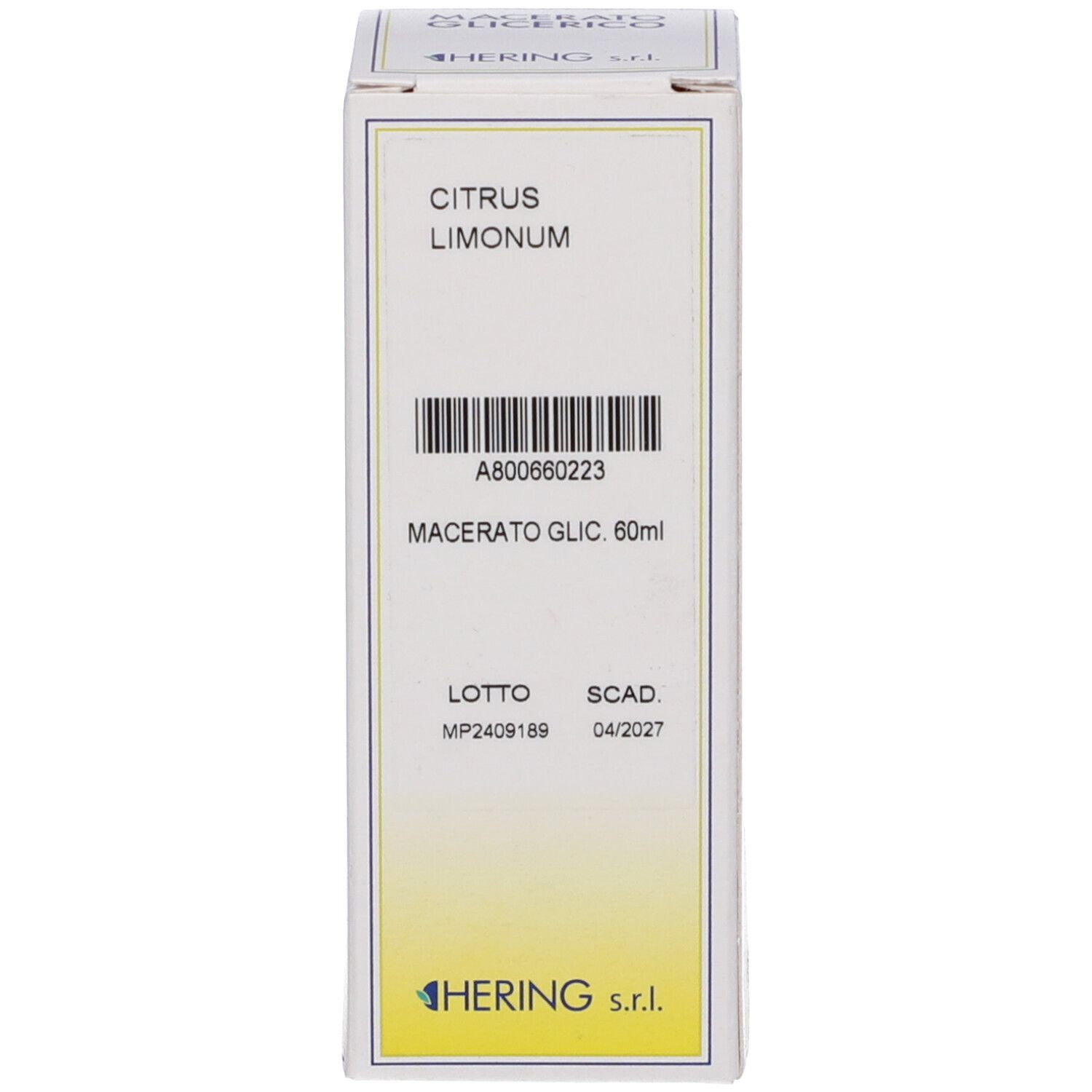 HERING Citrus Limonum Macerato Glicerico