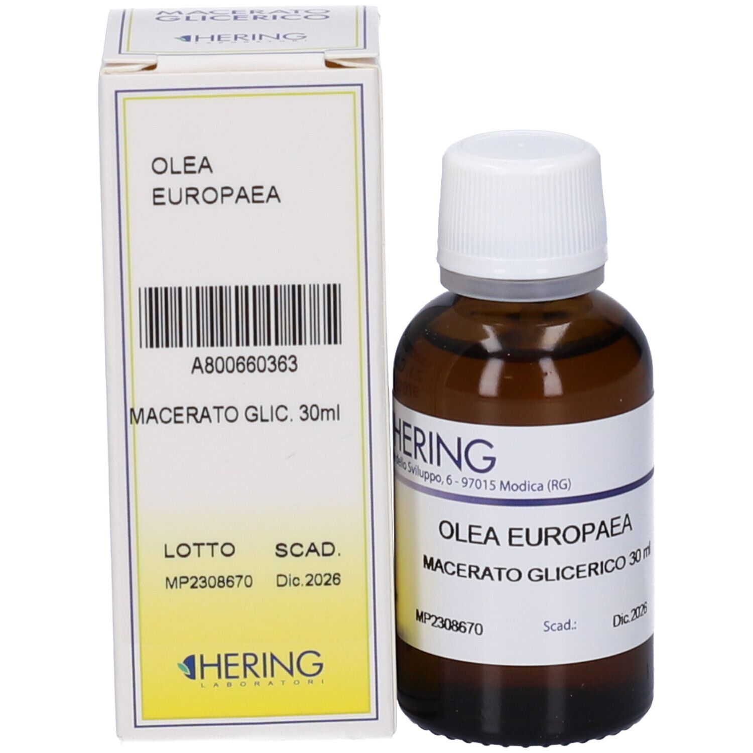 HERING Olea Europaea Germoglimogli Macerato Glicerico