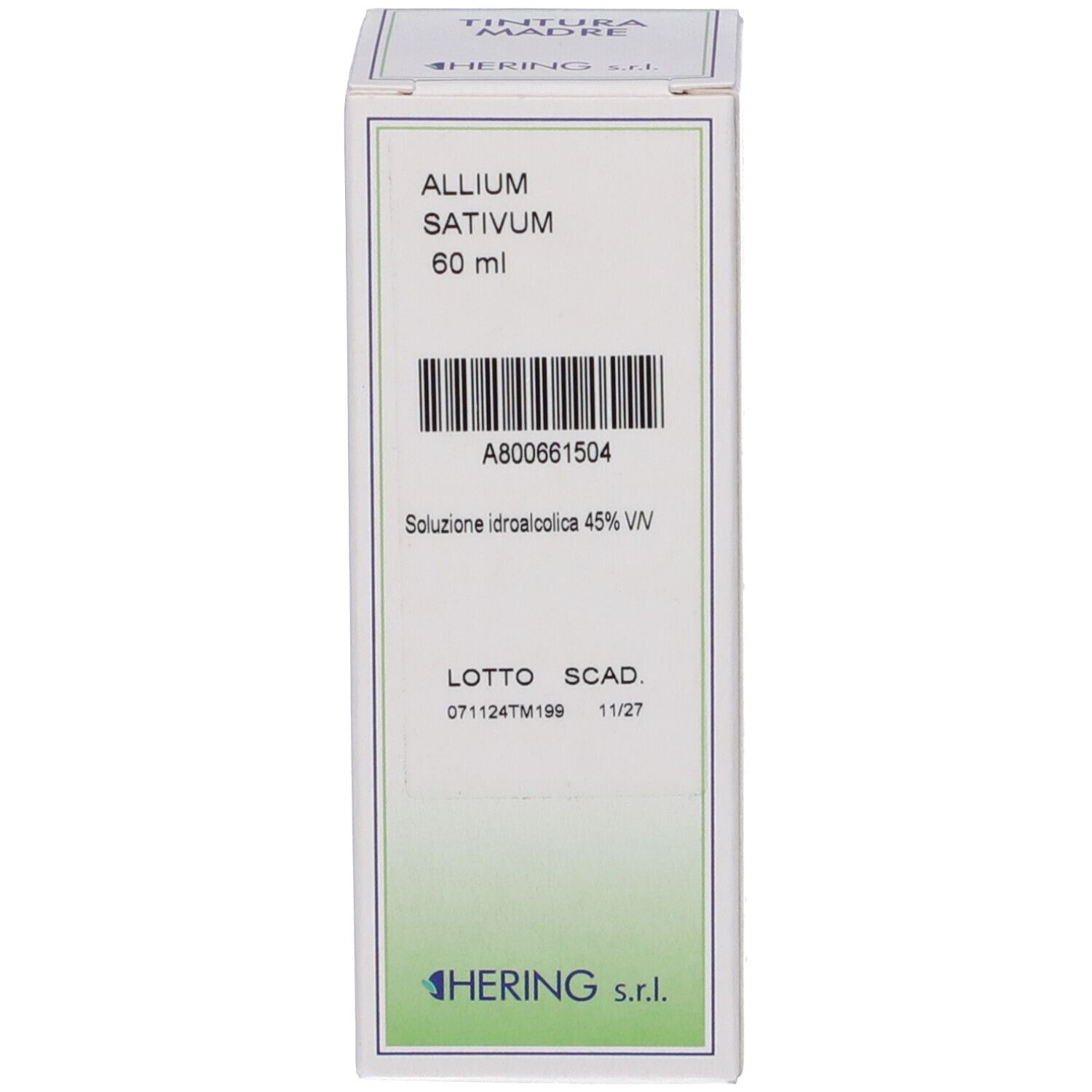 HERING Allium Sativum Tintura Madre