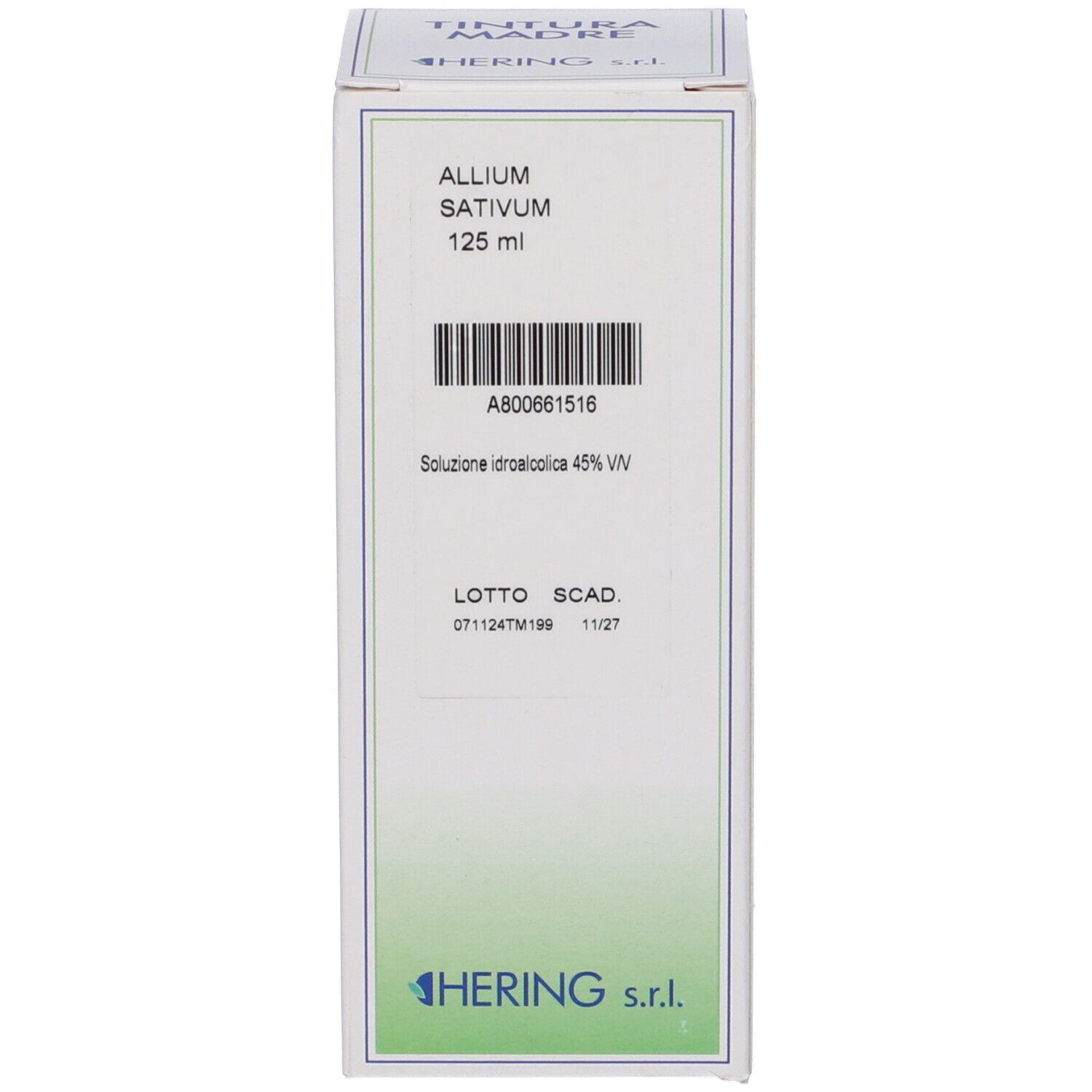 HERING Allium Sativum Tintura Madre