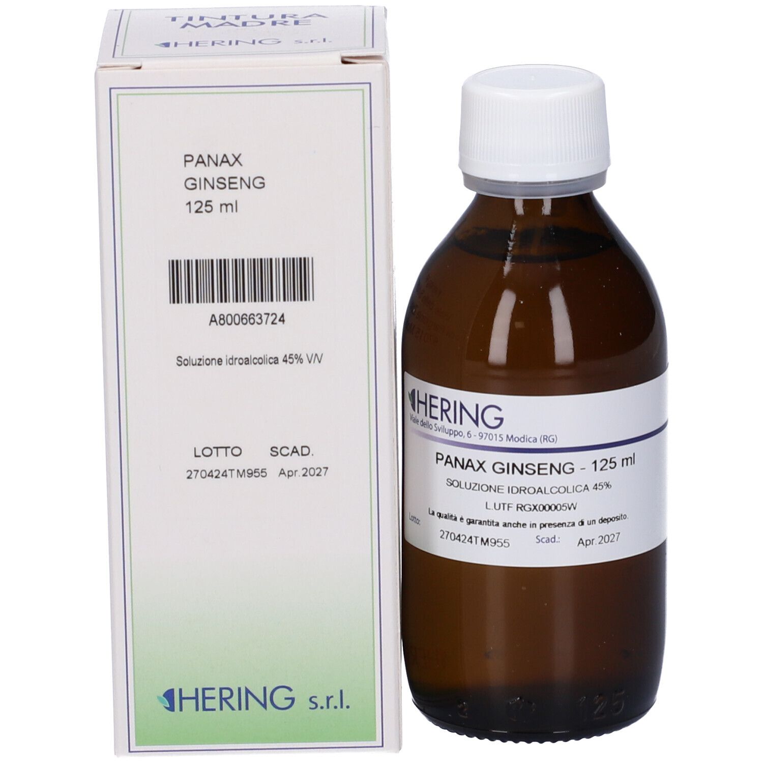 HERING Ginseng Tintura Madre