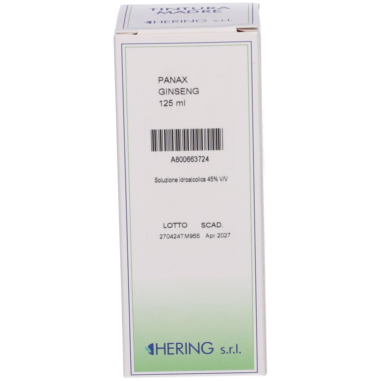 HERING Ginseng Tintura Madre