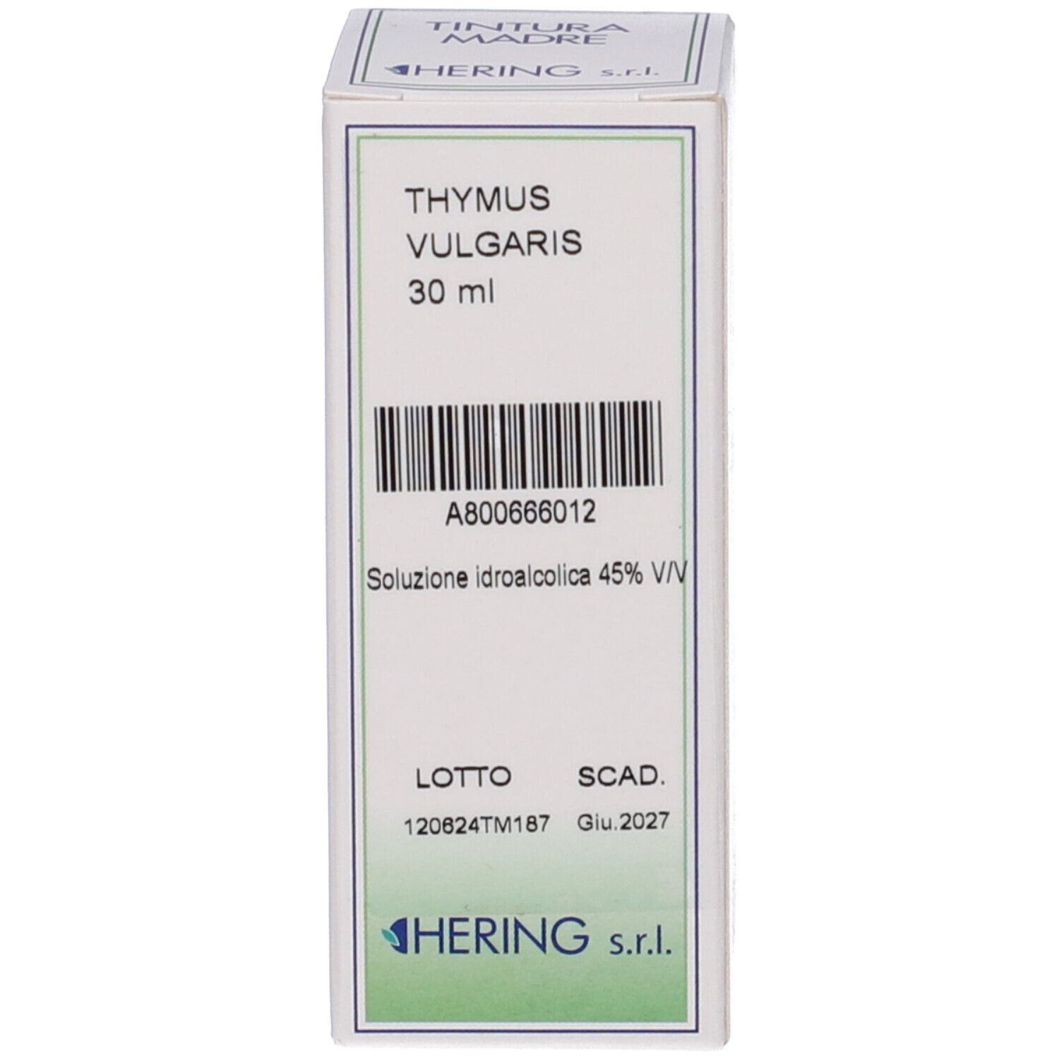 HERING Thymus Vulgaris Tintura Madre