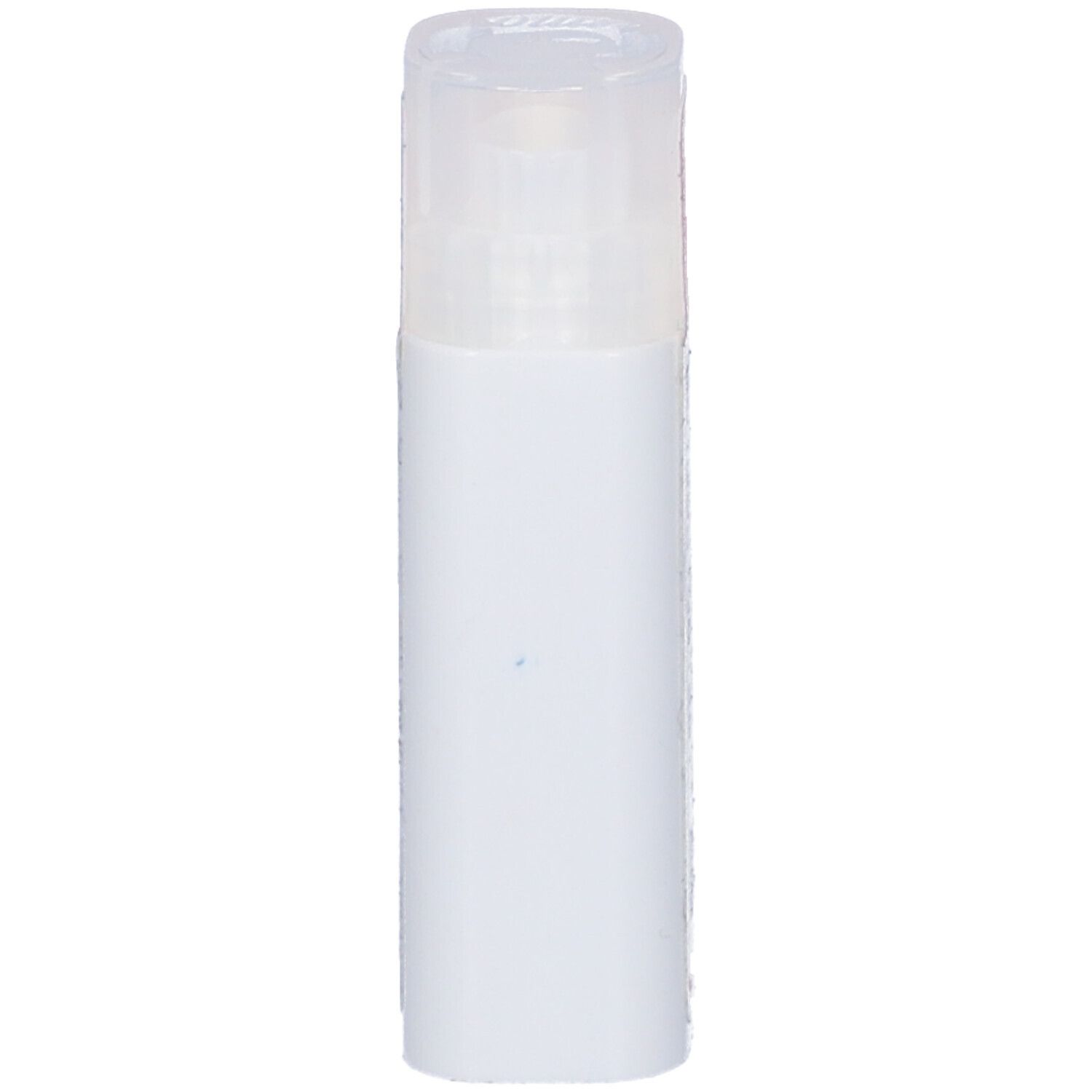 Confezione cilindrica trasparente in plastica. Non contiene prodotti visibili o etichette.