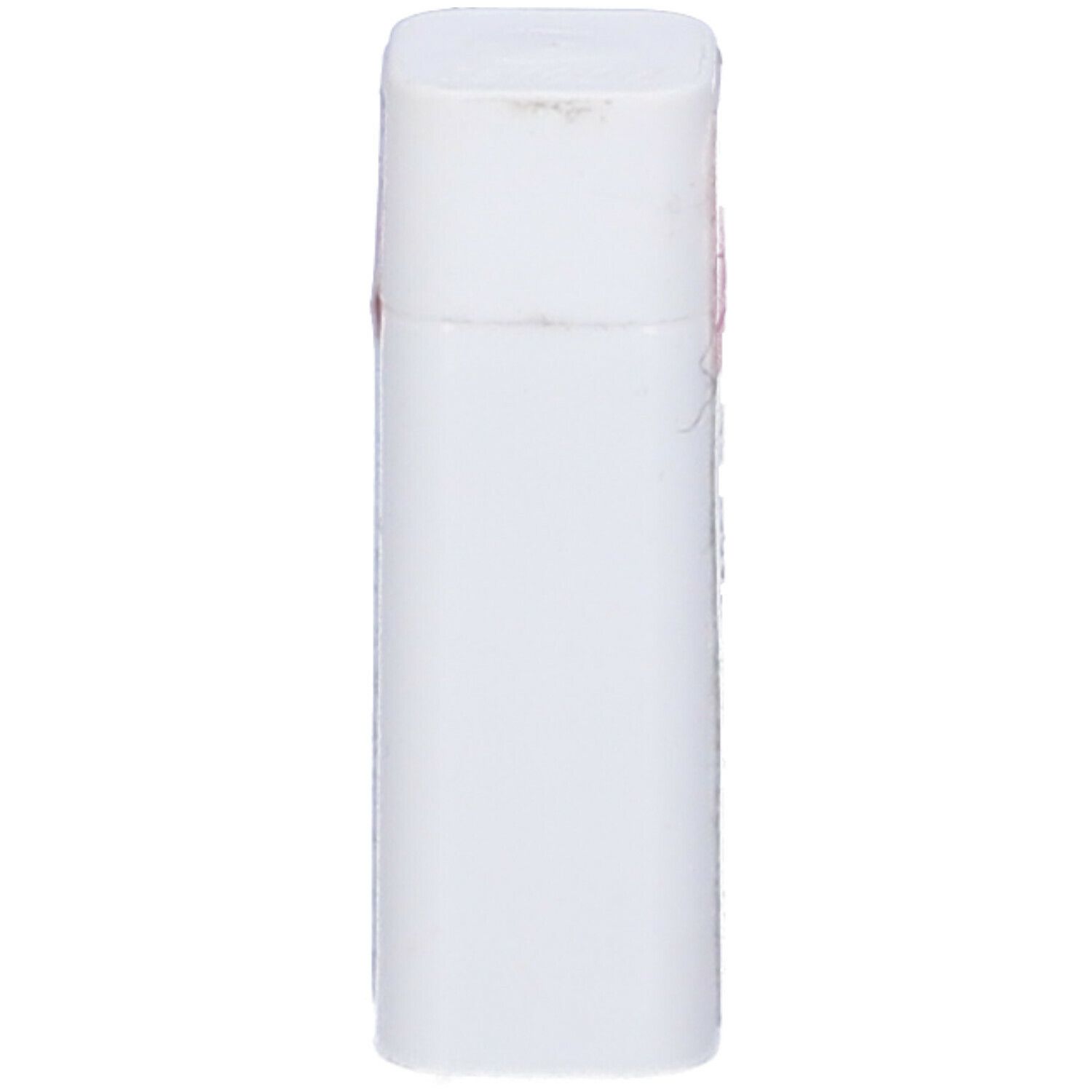 Confezione cilindrica bianca. Fascia rosa non visibile. Nessuna altra informazione.