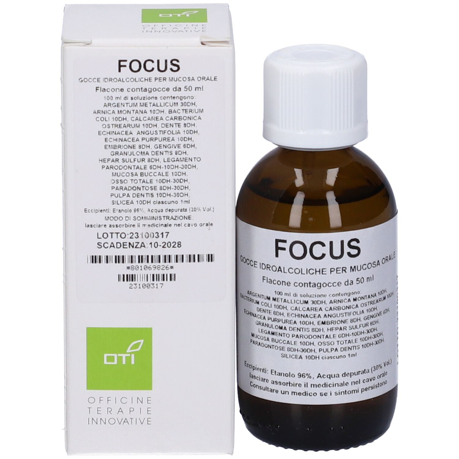 Focus Composto Gocce 50 ml Soluzione Idroalcolica