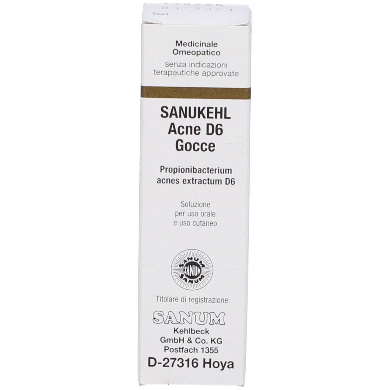 Sanukehl Acne D6 Gocce 10 ml