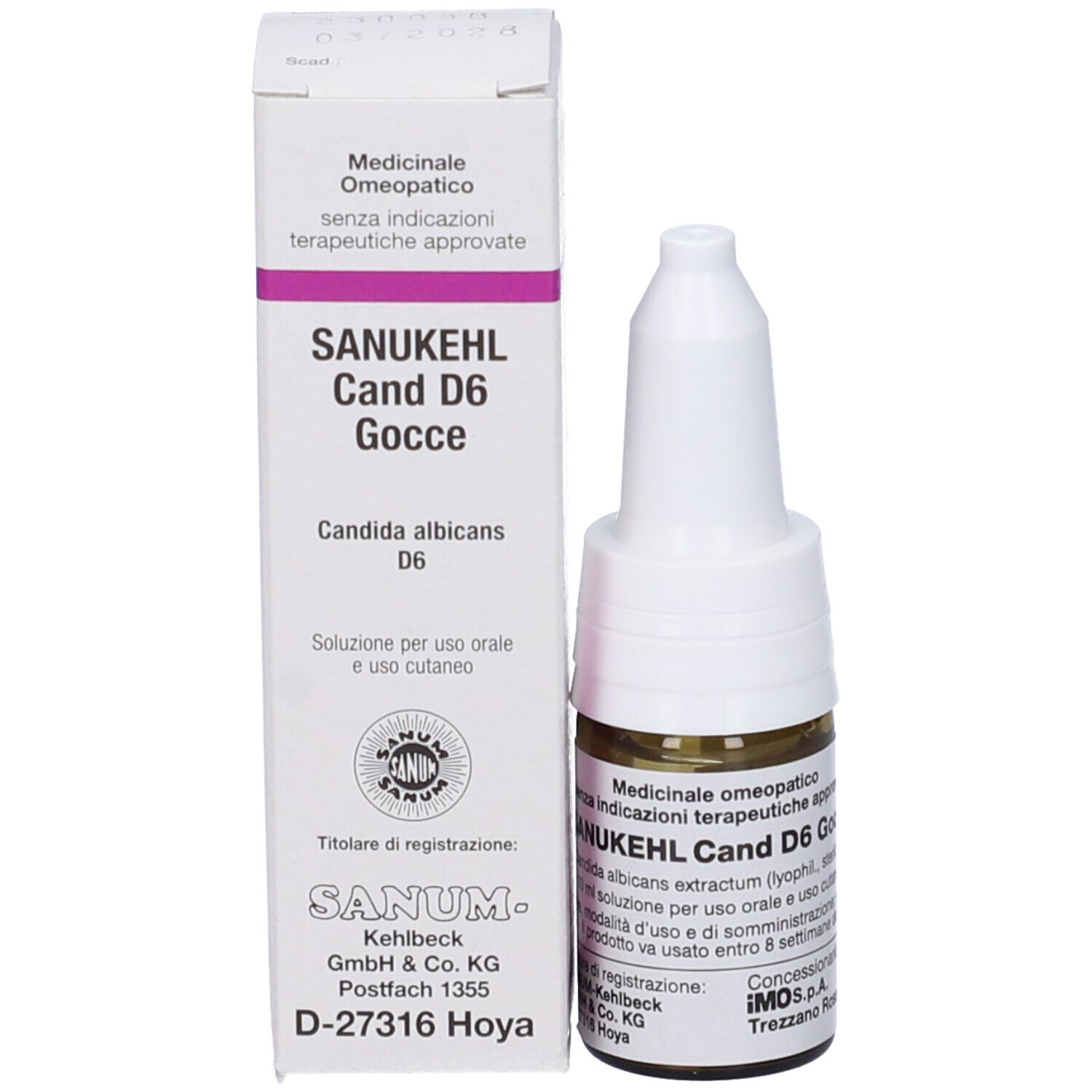 Sanukehl Cand D6 Gocce 10 ml