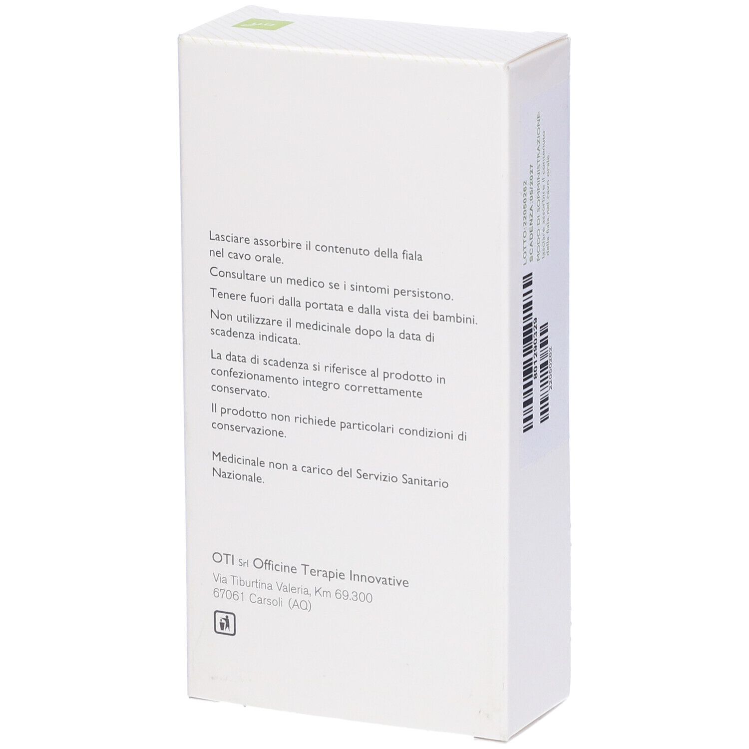 Olitoti Rame Oro Argento 20 Fiale Glucosate 2ml