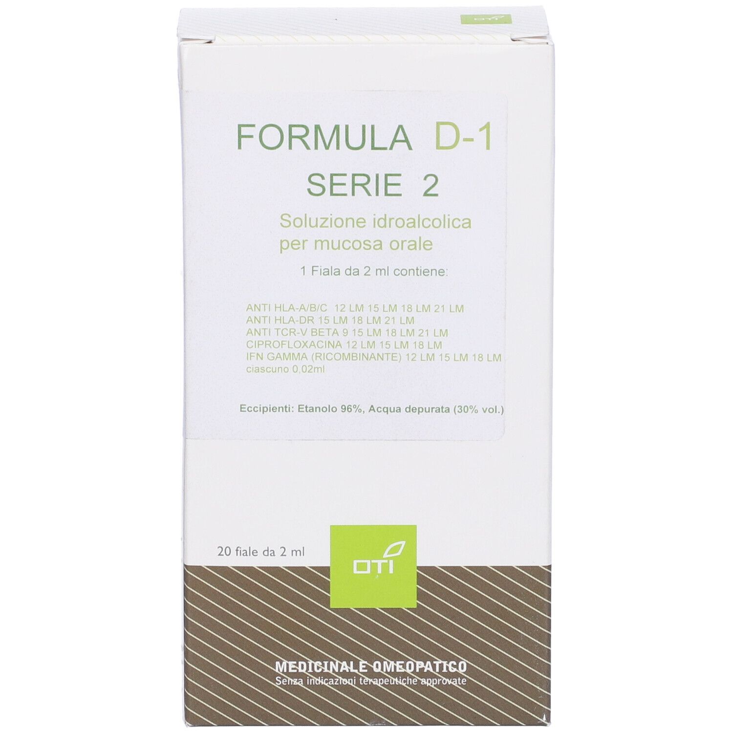 Formula D-1 Serie 2 Composto 20 Fiale Idroalcoliche 2ml
