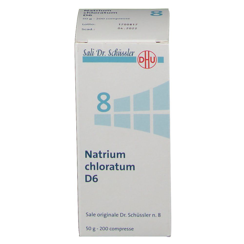 8 Natrium chloratum D6