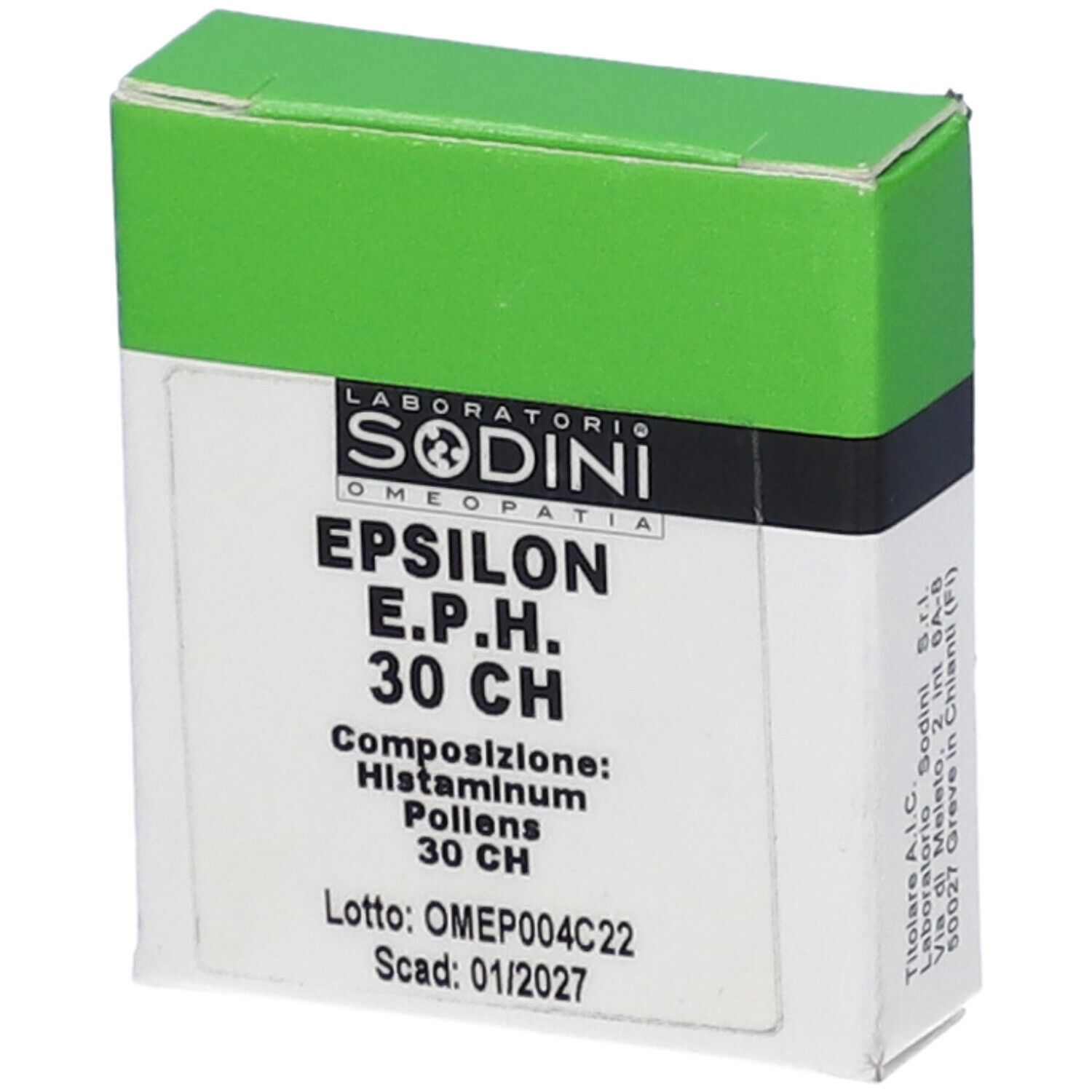 Sodini Epsilon E/P/H/ 30Ch Globuli 1 G