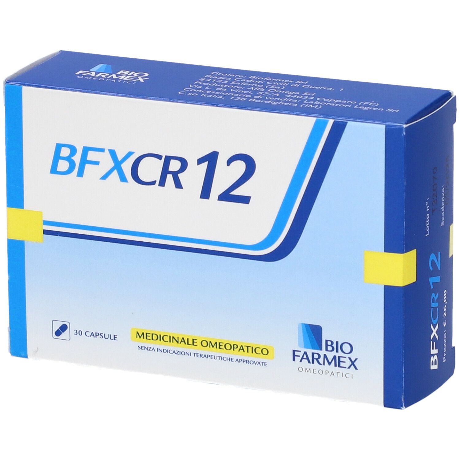 Biofarmex BfxCr 12 500mg Capsule