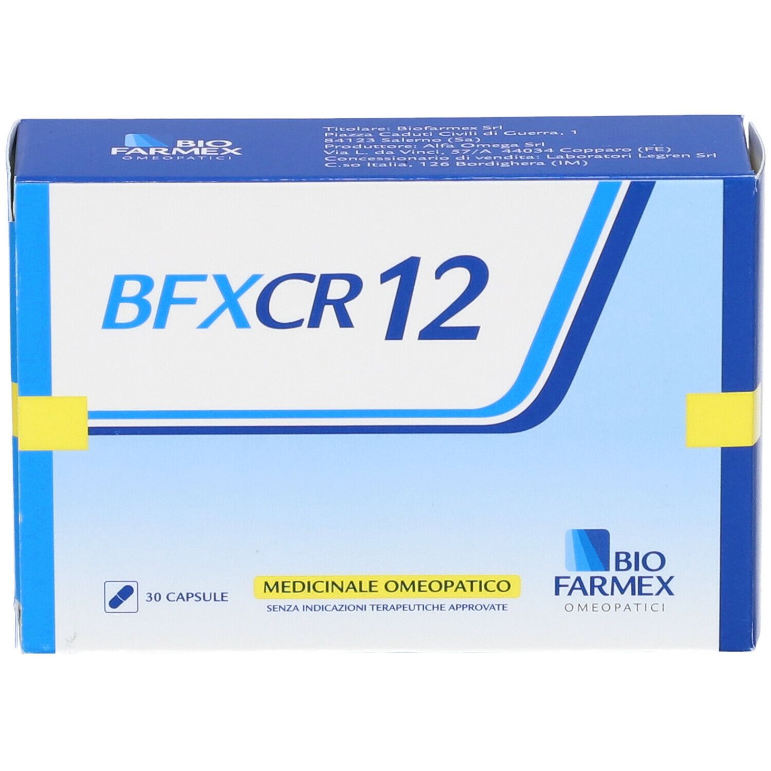 Biofarmex BfxCr 12 500mg Capsule