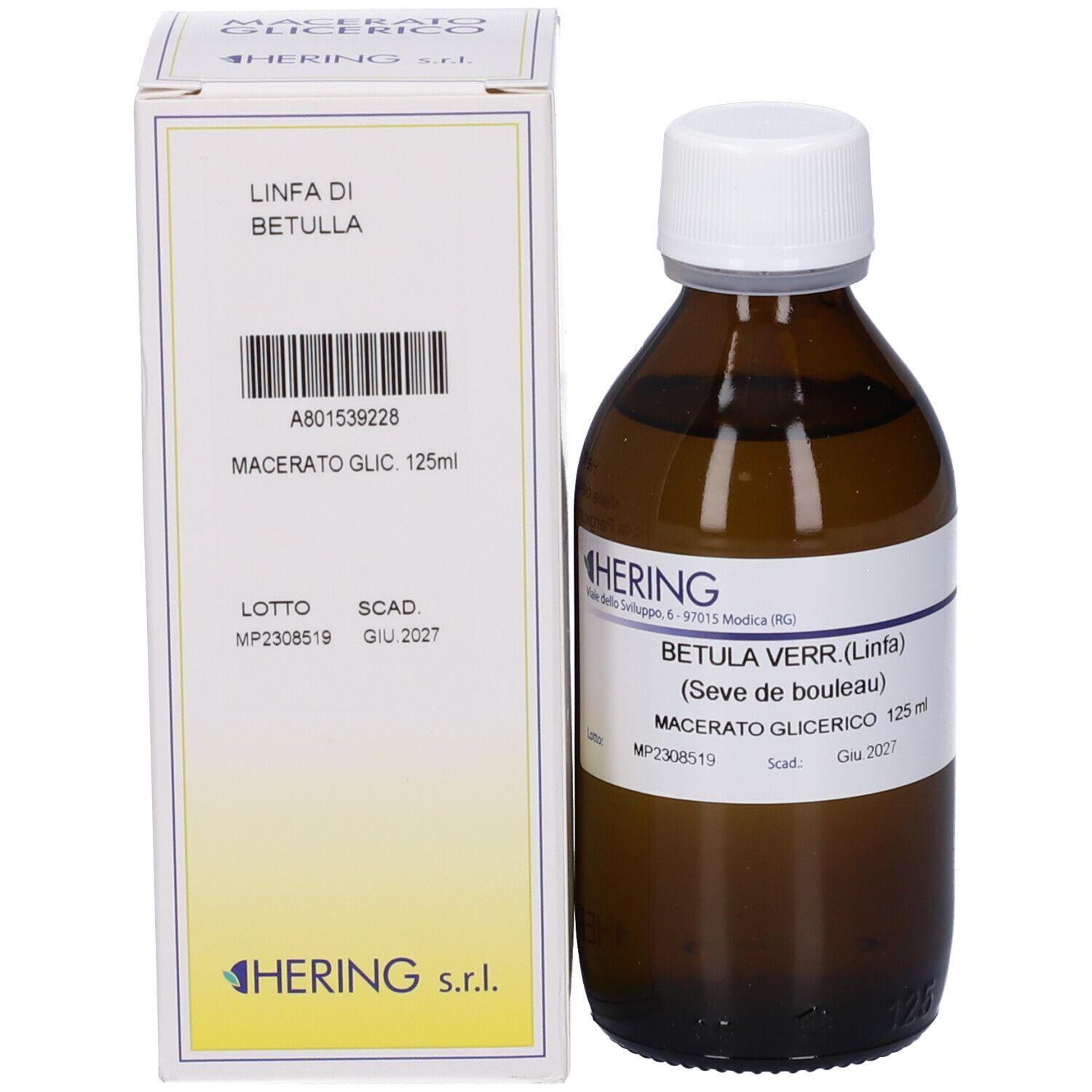 Hering Linfa Di Betulla Macerato Glicerico 125 Ml