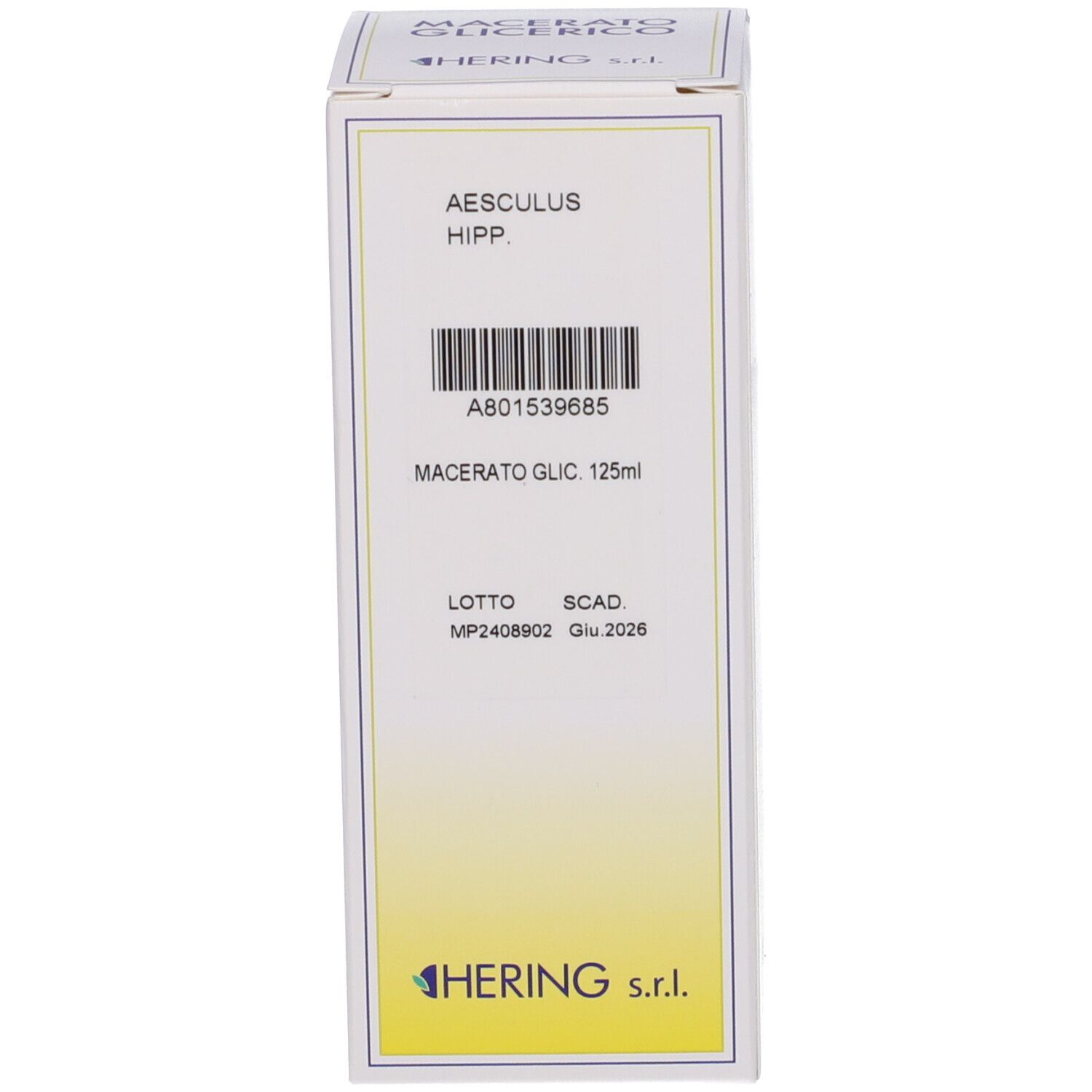 HERING Aesculus Hippocastanum 1Dh Macerato Glicerico Gocce 125 Ml
