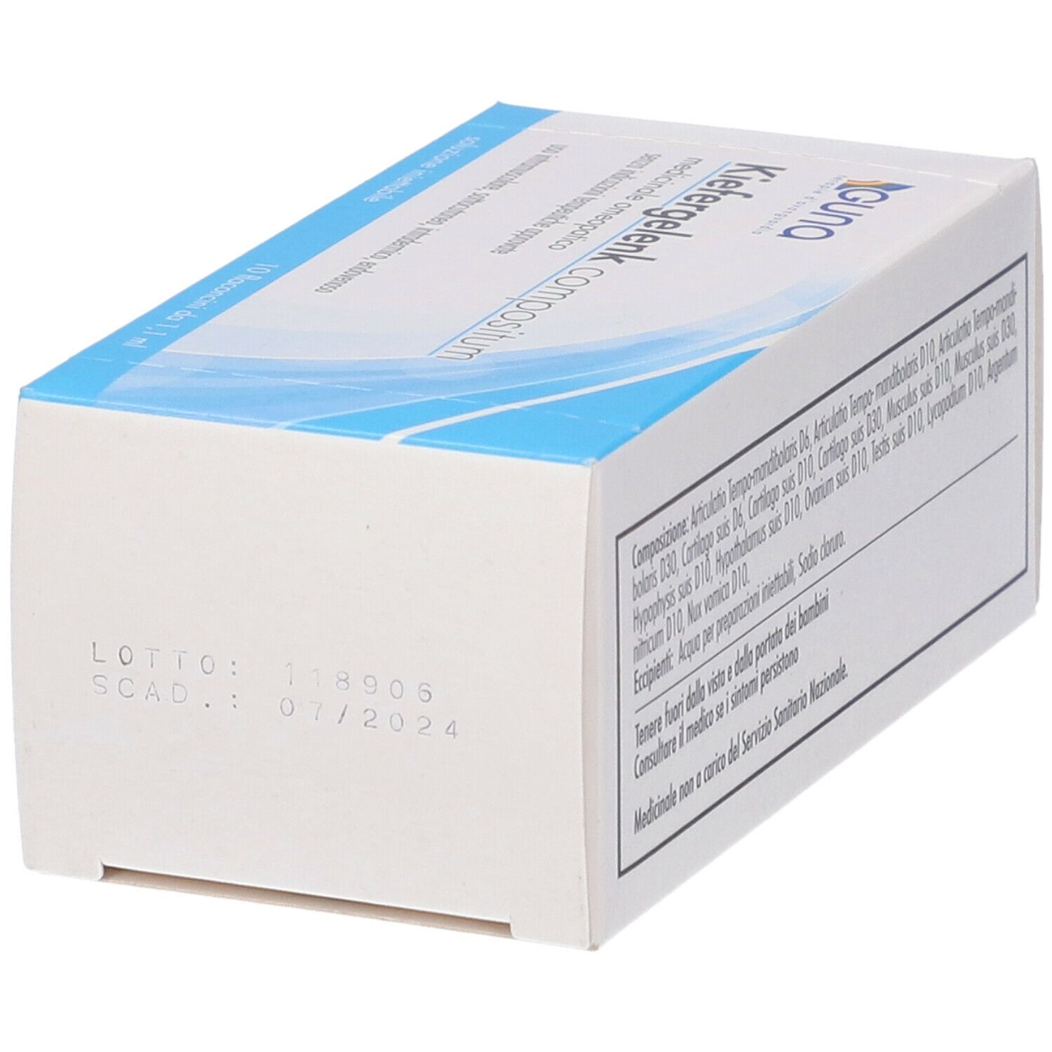 Guna Kiefergelenk Compositum 10 Flaconcini Ad Uso Iniettabile 1,1 Ml